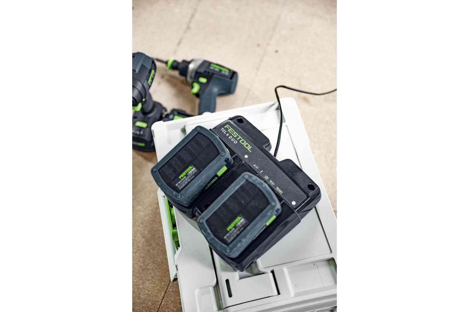 Încărcător rapid de acumulatori Festool TCL 6 DUO, cod 577017 - BIG STORE (Dynamic Tools SRL)