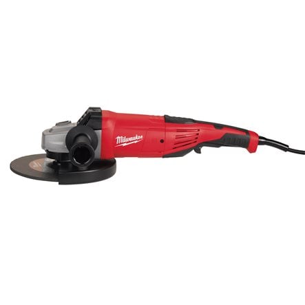 Polizor unghiular 230 mm 2400 W cu mâner anti-vibrații și ambreiaj de siguranță Milwaukee AGVK24-230EK, cod 4933451414