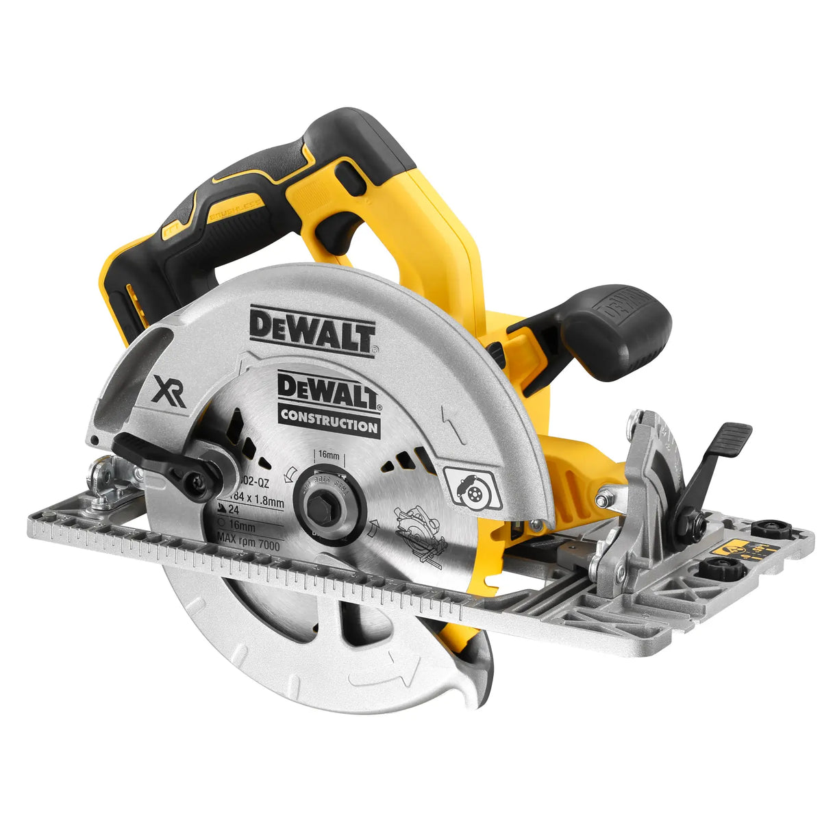 Ferăstrău circular compact DeWalt XR 18 V, fără acumulator, în TSTAK – DCS572NT-XJ