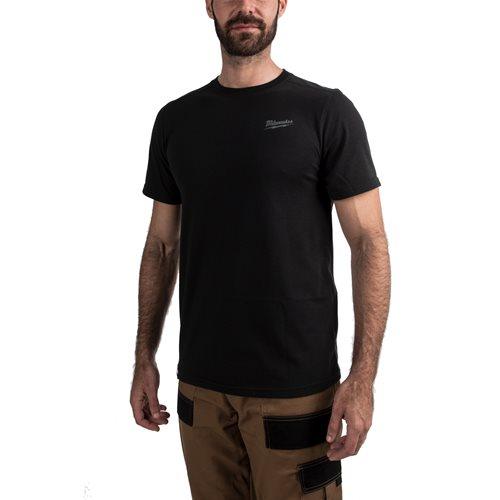 Tricou hibrid negru Milwaukee HTSSBL - BIG STORE (Dynamic Tools SRL)