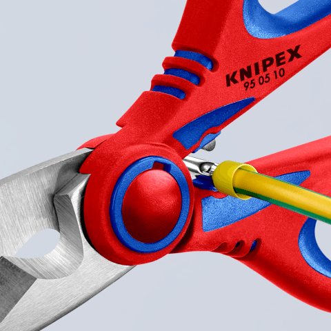 Foarfecă de electrician Knipex, 190 mm, cod 950510SB - BIG STORE (Dynamic Tools SRL)