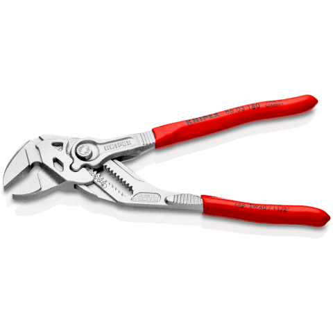 Clește-cheie Knipex de strângere țevi, cromat, 180 mm, cod 8603180 - BIG STORE (Dynamic Tools SRL)