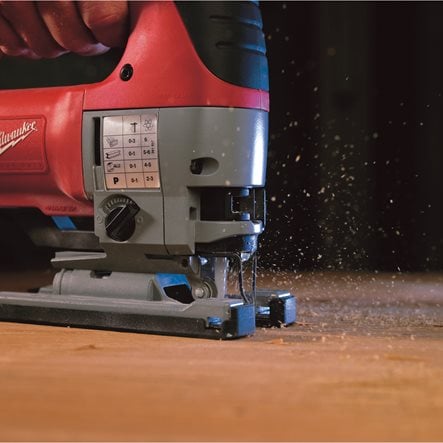 Fierăstrău pendular Heavy Duty, cu mâner superior Milwaukee JSPE135TX, cod 4933381230