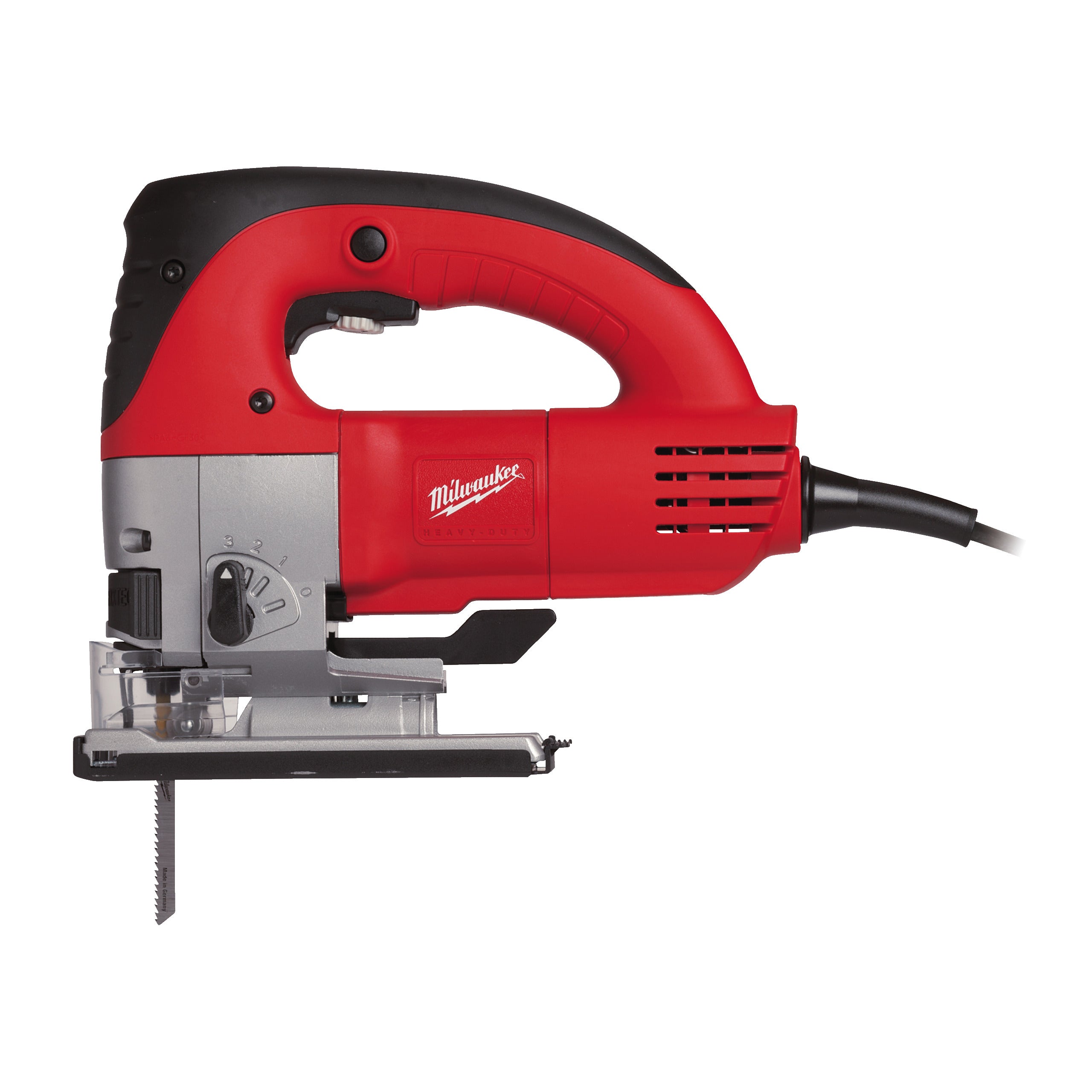 Fierăstrău pendular Heavy Duty, cu mâner superior Milwaukee JSPE 135 TX, cod 4933500568