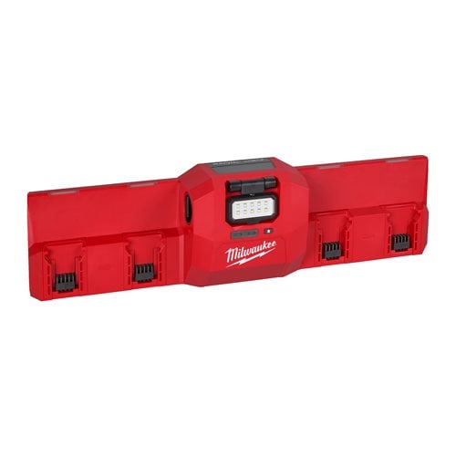 Încărcător magnetic Milwaukee M12-18 GBC4, 2 porturi x M18™, 2 porturi x M12™ sau porturi hibride M18™, USB-C, cod 4933493863