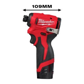 Mașină de înșurubat Milwaukee M12™ BLIDRC-0, compactă fără perii, fără acumulator, fără încărcător, cod 4933499689