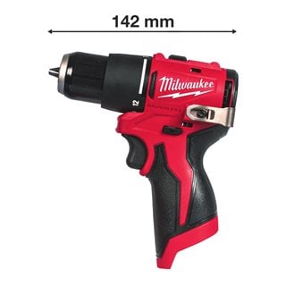 Mașină de găurit compactă Milwaukee M12 BLPDRC, cu percuție și motor fără perii