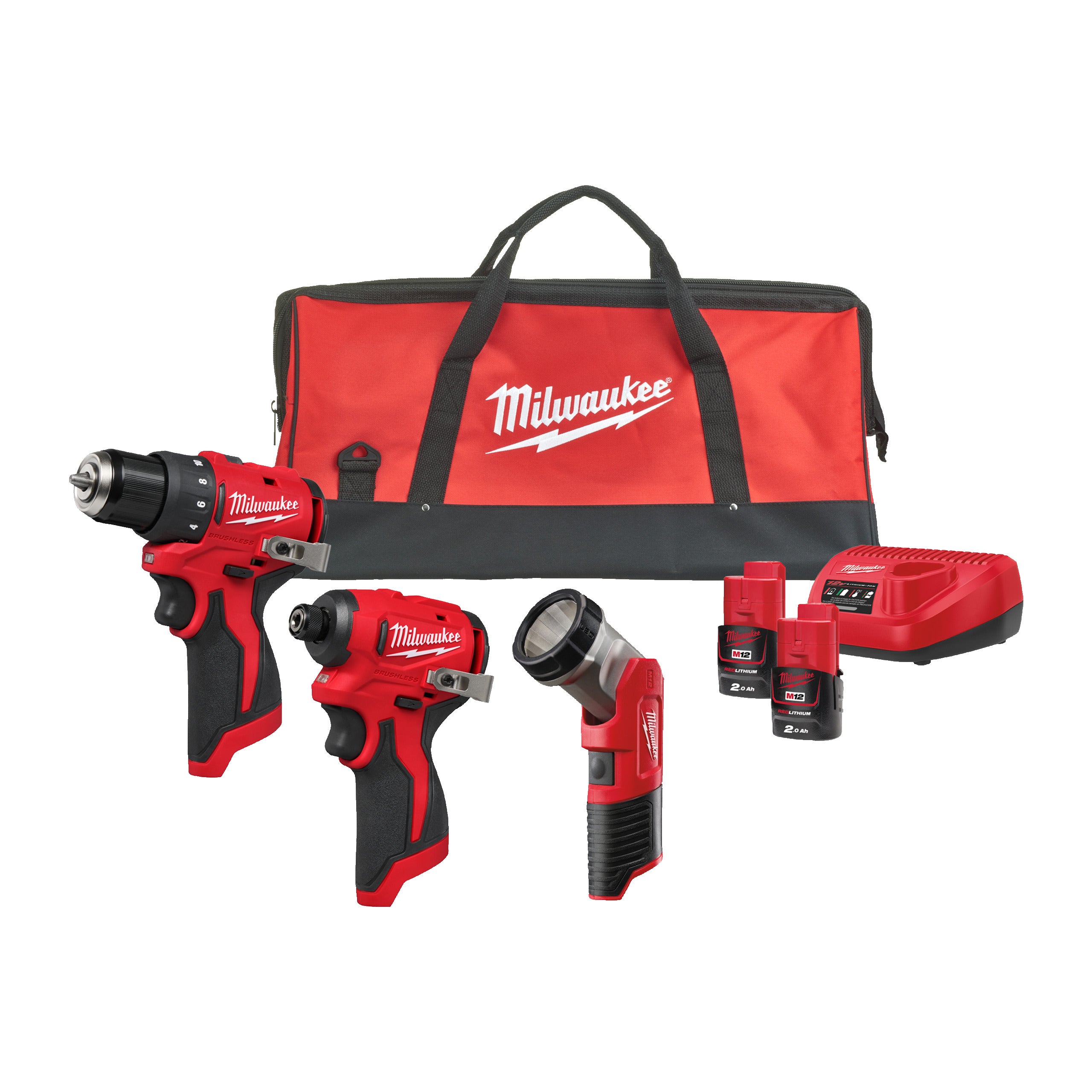 Set combinat de scule Milwaukee M12 BLPP3A-202B , cod 4933499694