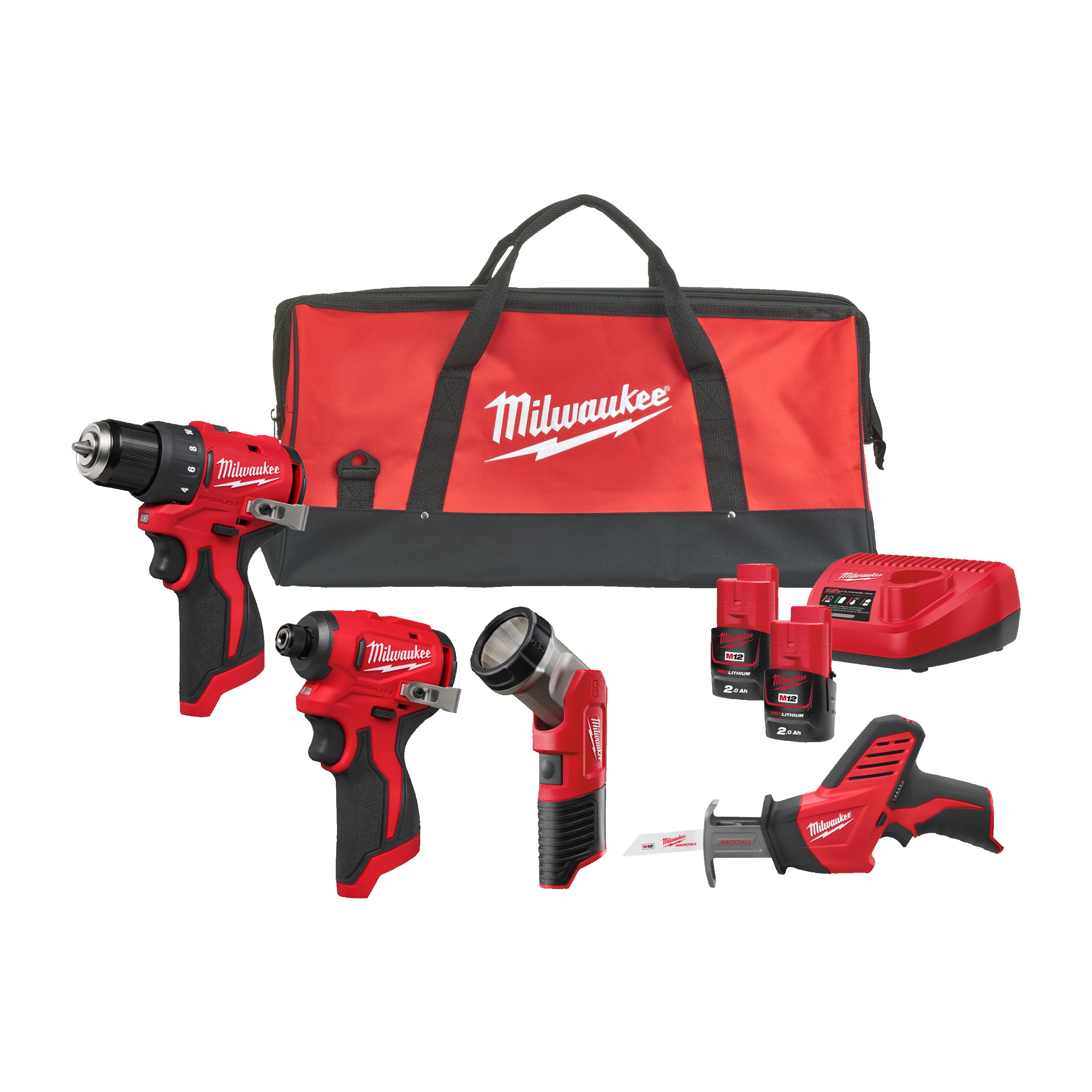 Set combinat de scule Milwaukee M12 BLPP4A-202B , cod 4933499693