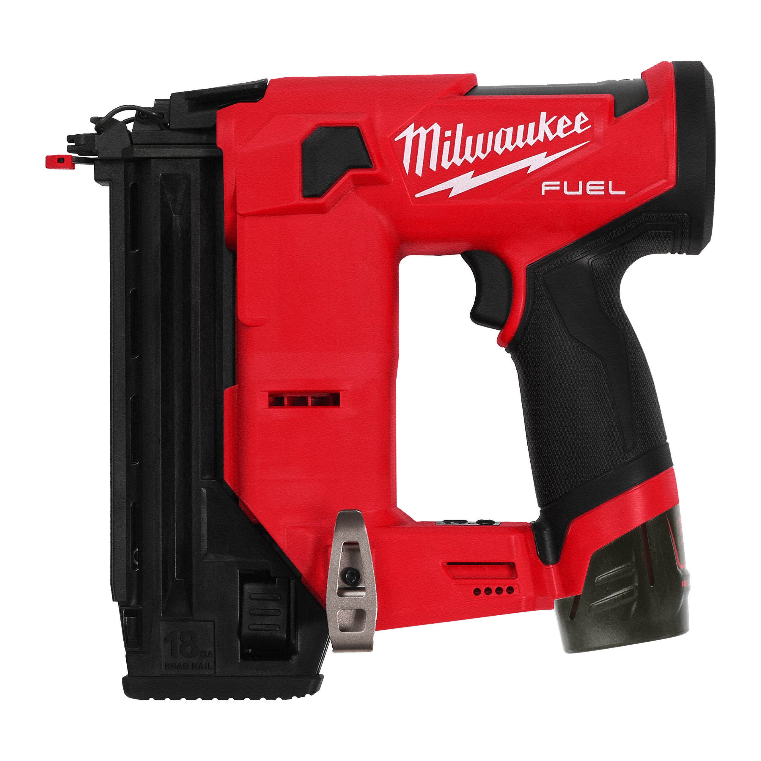 Pistol pentru cuie 18 GA Milwaukee M12 FCN18GS-202X FUEL™, cod 4933493355