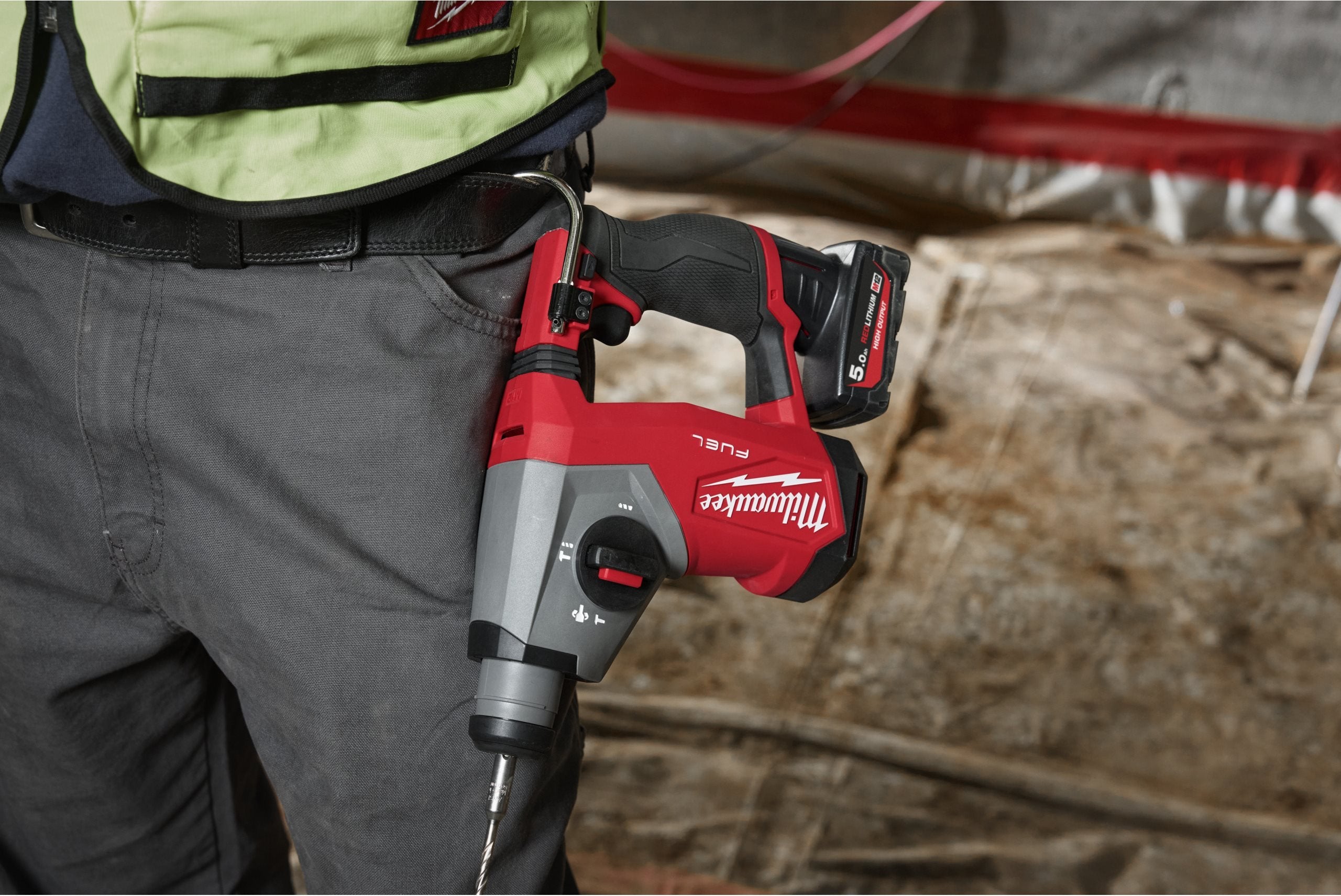 Ciocan rotopercutor Milwaukee SDS-Plus FUEL™ M12 FHAC16-0X compact 16 mm, 1 x cutie HD, cod 4933499184