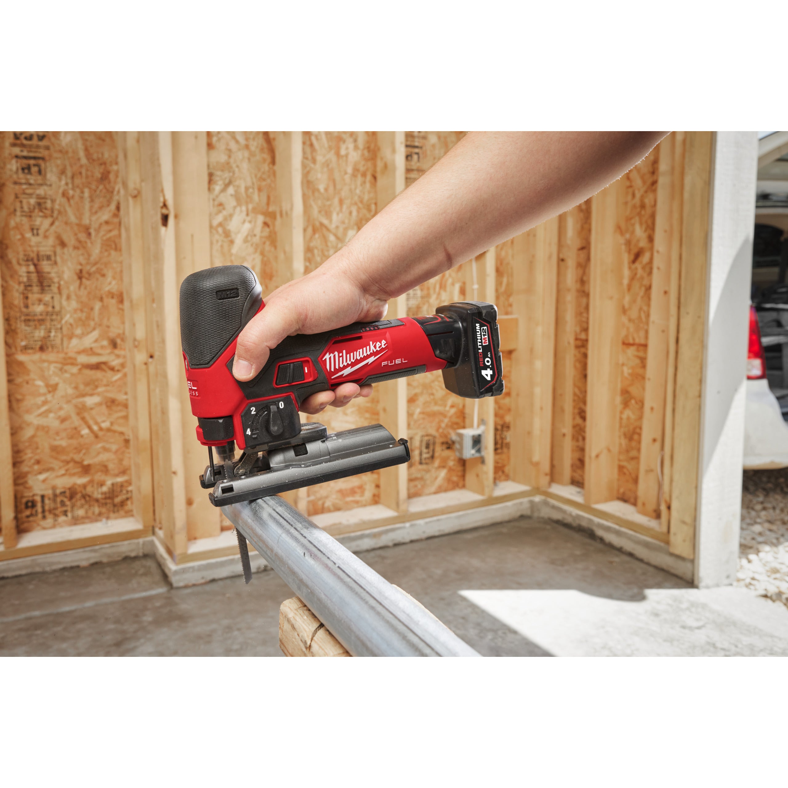 Fierăstrău pendular Milwaukee M12 FJS-422X FUEL™, cod 4933500575