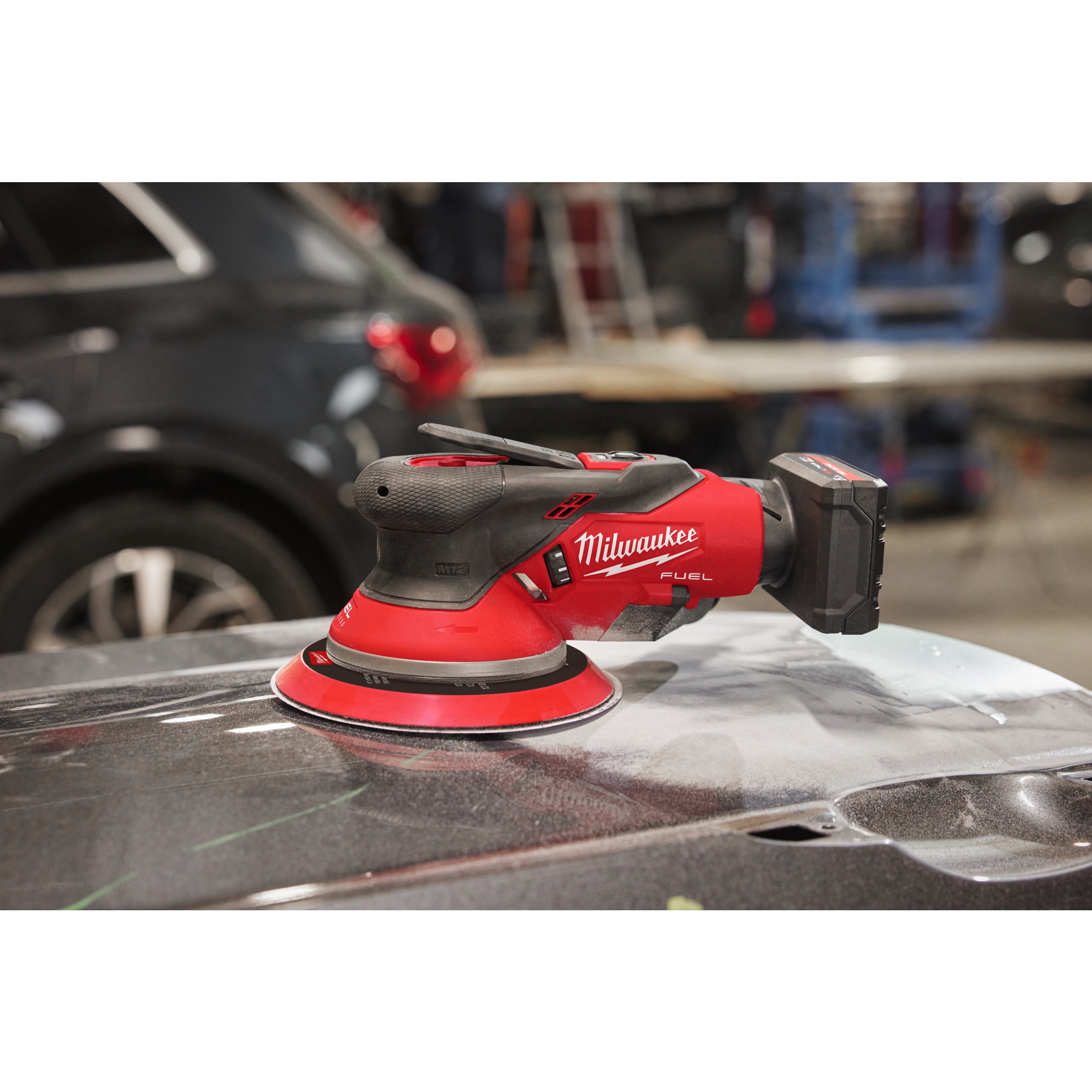 Șlefuitor orbital Milwaukee M12 FROS2.5-502X FUEL™ 150 mm cu orbită de 2.5 mm, cod 4933493648