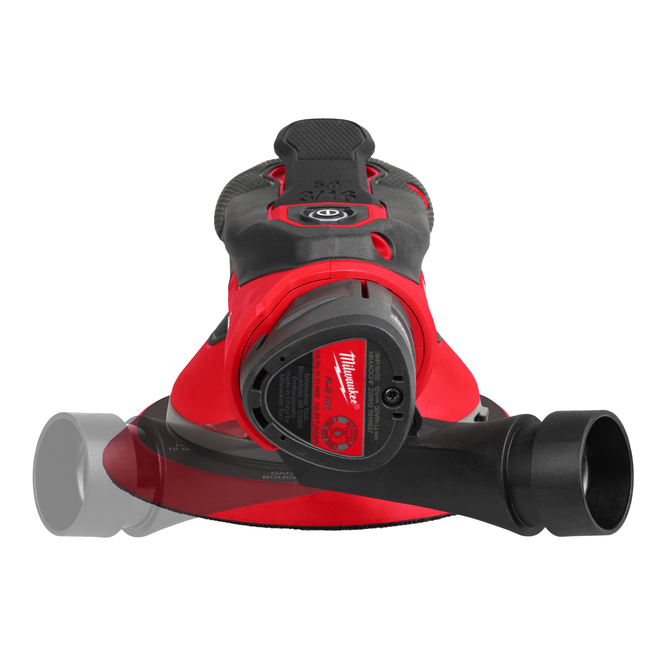 Șlefuitor orbital Milwaukee M12 FROS5-502X FUEL™ 150 mm cu orbită de 5.0 mm, cod 4933493651