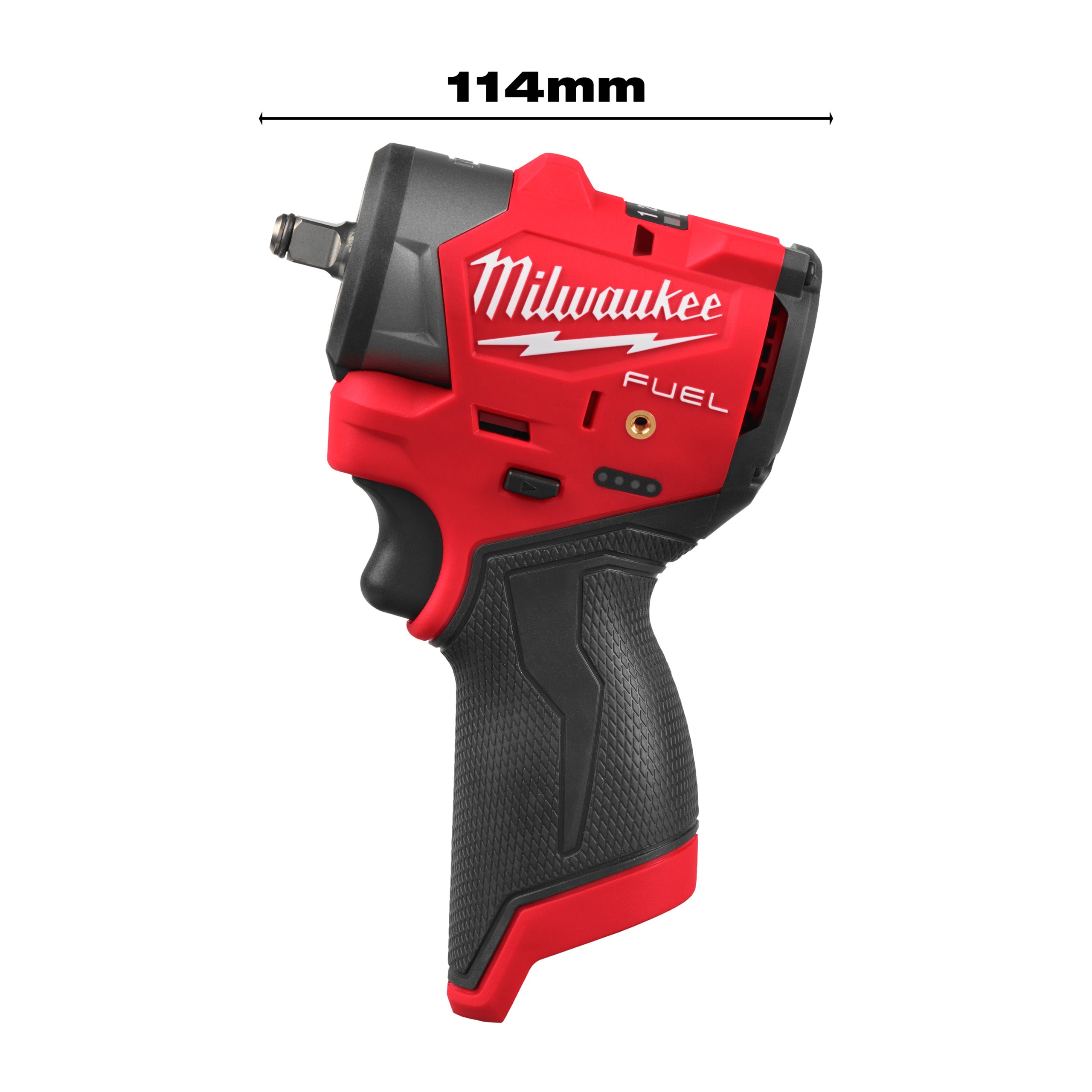Cheie sub-compactă de impact ⅜″ Milwaukee M12 FSCIWF38-0 FUEL™ cu inel de fixare, cod 4933498969