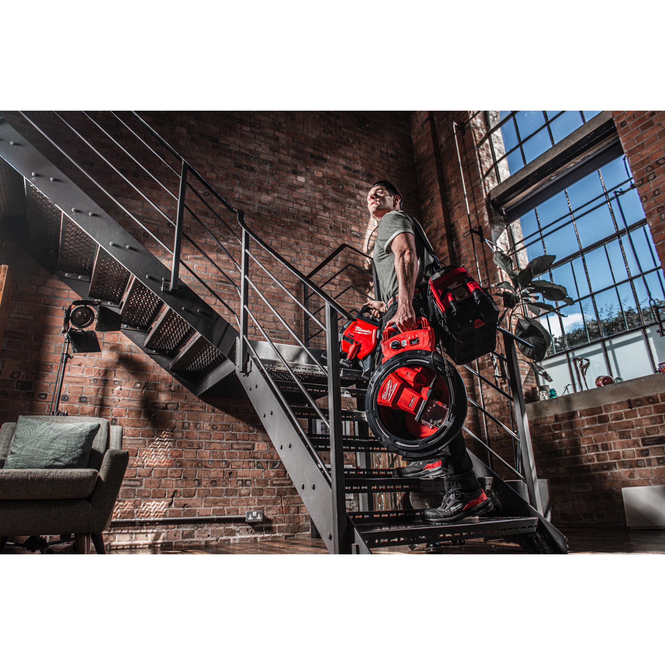 Mașină desfundare Milwaukee M12 HSFSM-602 cu ax flexibil de mare viteză, cod 4933498378