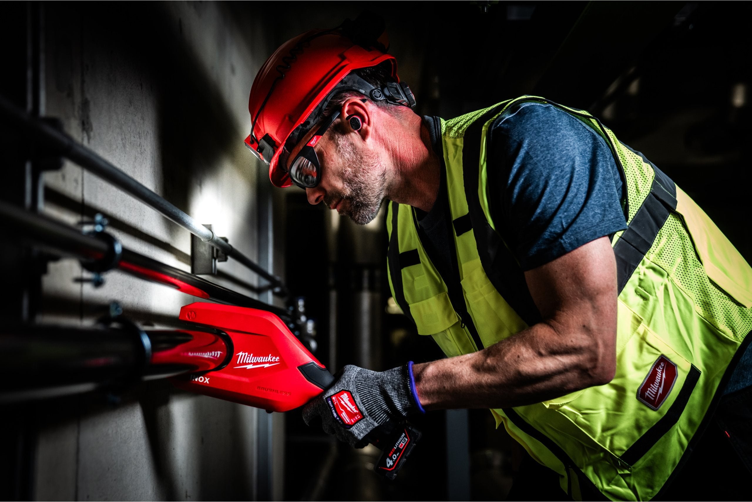 Tăietor de țevi din oțel inoxidabil Milwaukee M12™ PCSS54-0 RAPTORXL, 1 x set role PCSSW54, cod 4933498374