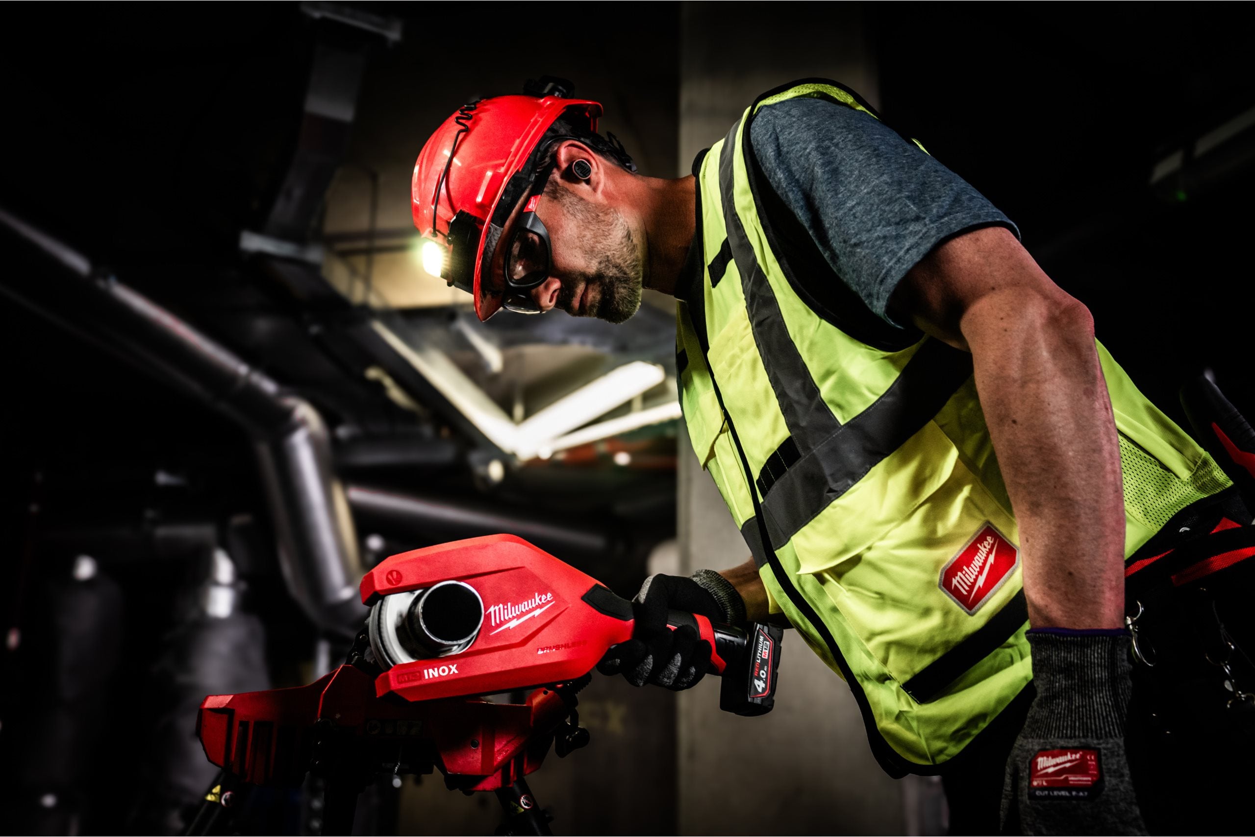Tăietor de țevi din oțel inoxidabil Milwaukee M12™ PCSS54-0 RAPTORXL, 1 x set role PCSSW54, cod 4933498374