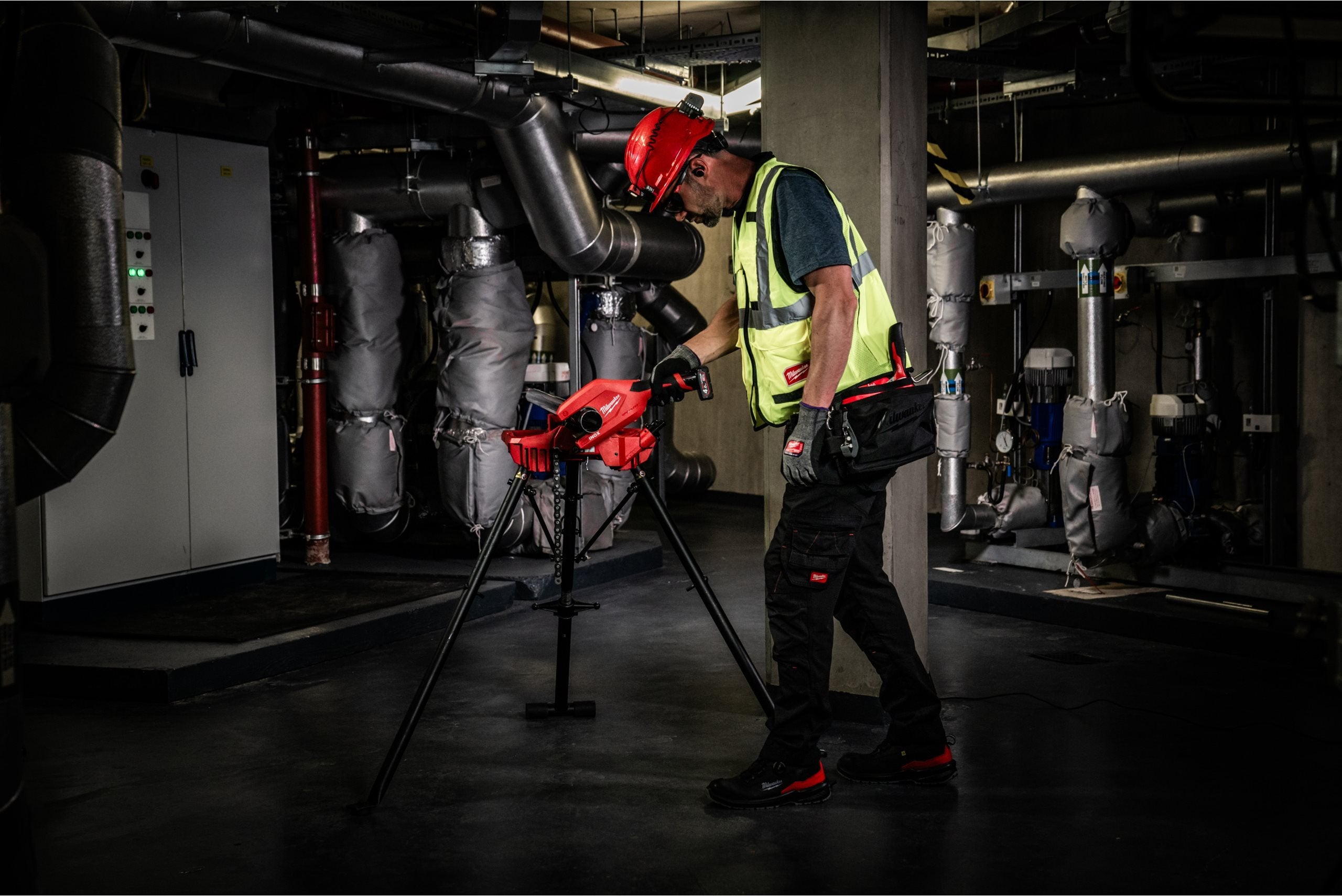 Tăietor de țevi din oțel inoxidabil Milwaukee M12™ PCSS54-0 RAPTORXL, 1 x set role PCSSW54, cod 4933498374