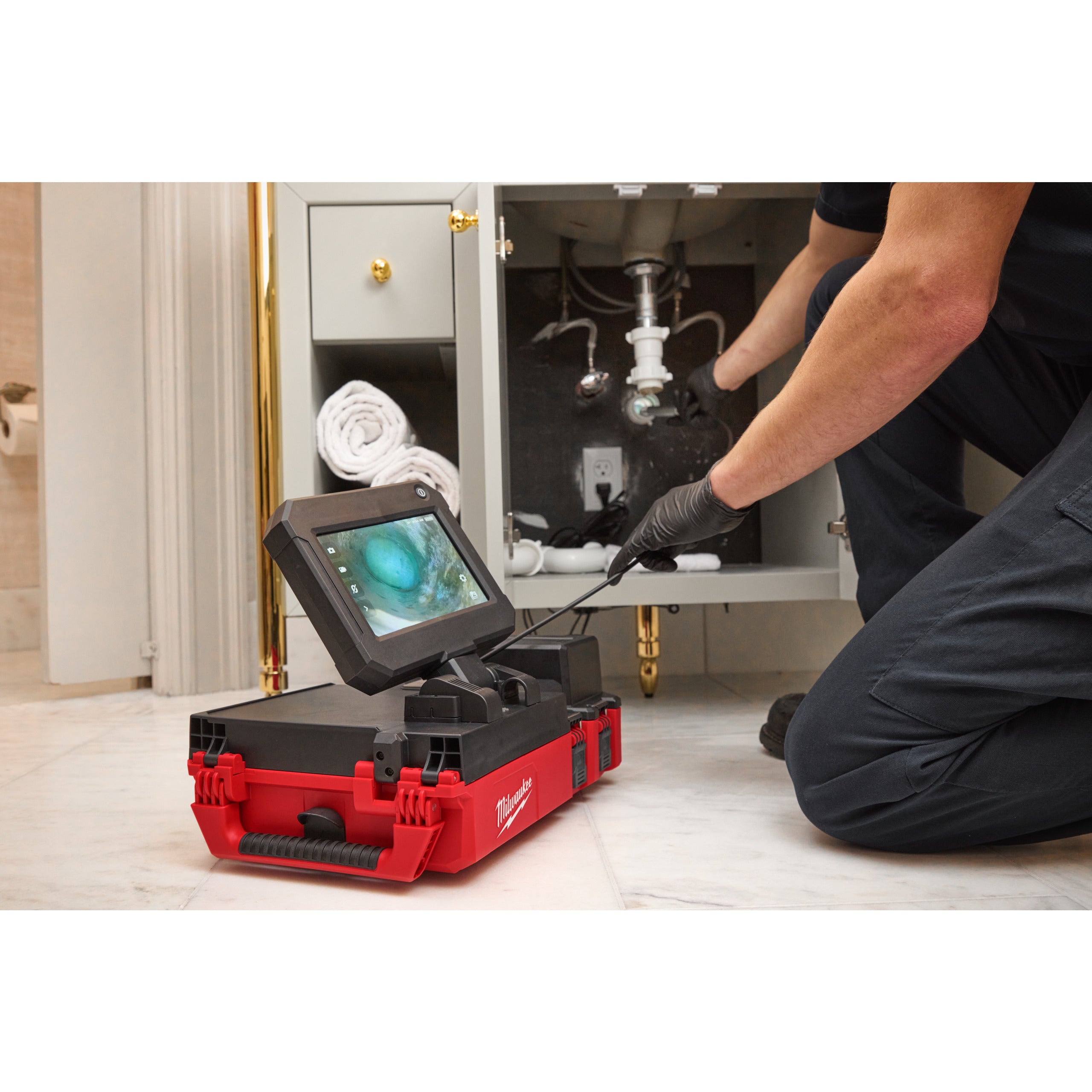 Cameră inspecție canalizare Milwaukee M12 POSIC-0 PACKOUT™, cod 4933498371