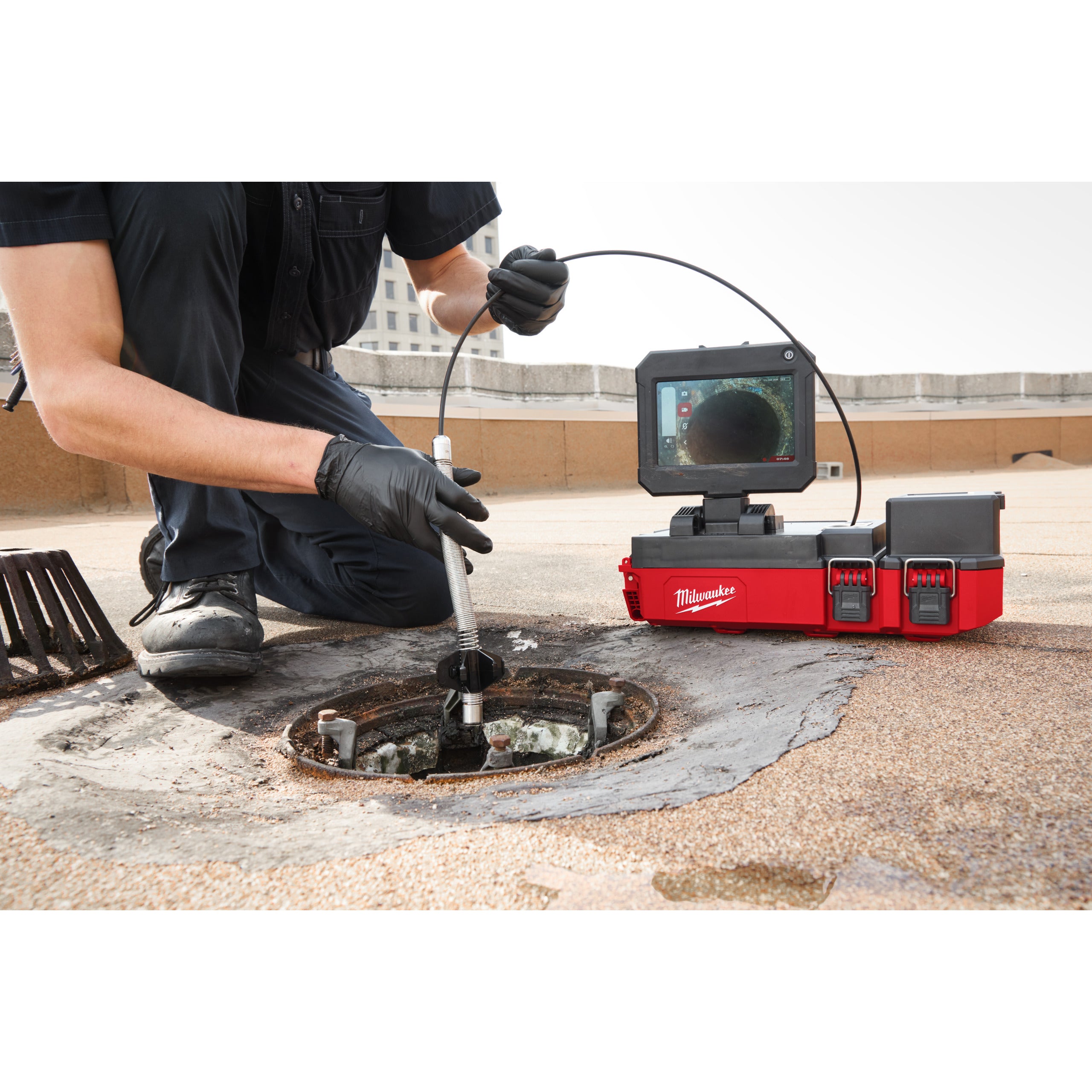 Cameră inspecție canalizare Milwaukee M12 POSIC-0 PACKOUT™, cod 4933498371