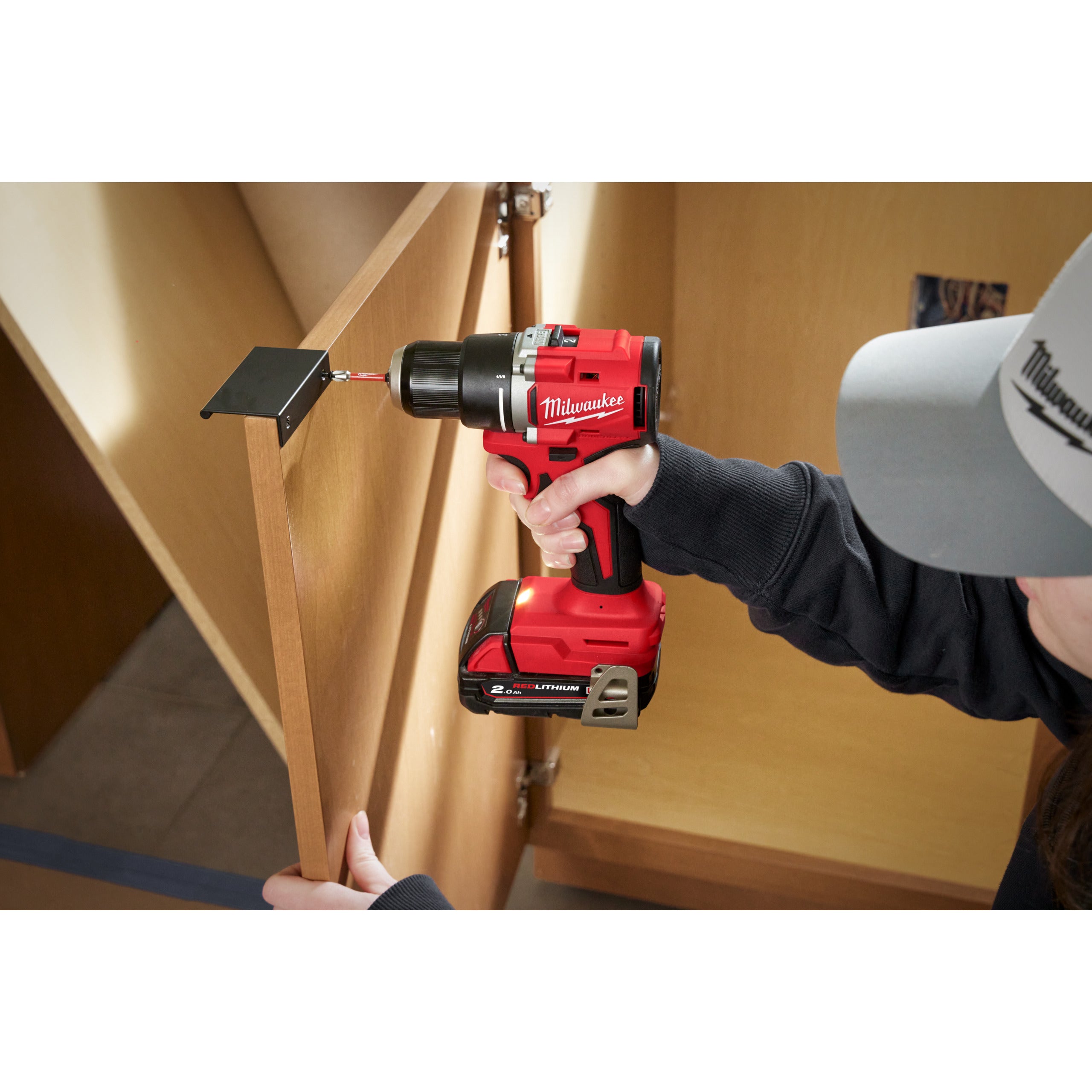 Mașină de găurit, compactă, cu motor fără perii Milwaukee M18 BLDDRC-0X, cod 4933492832