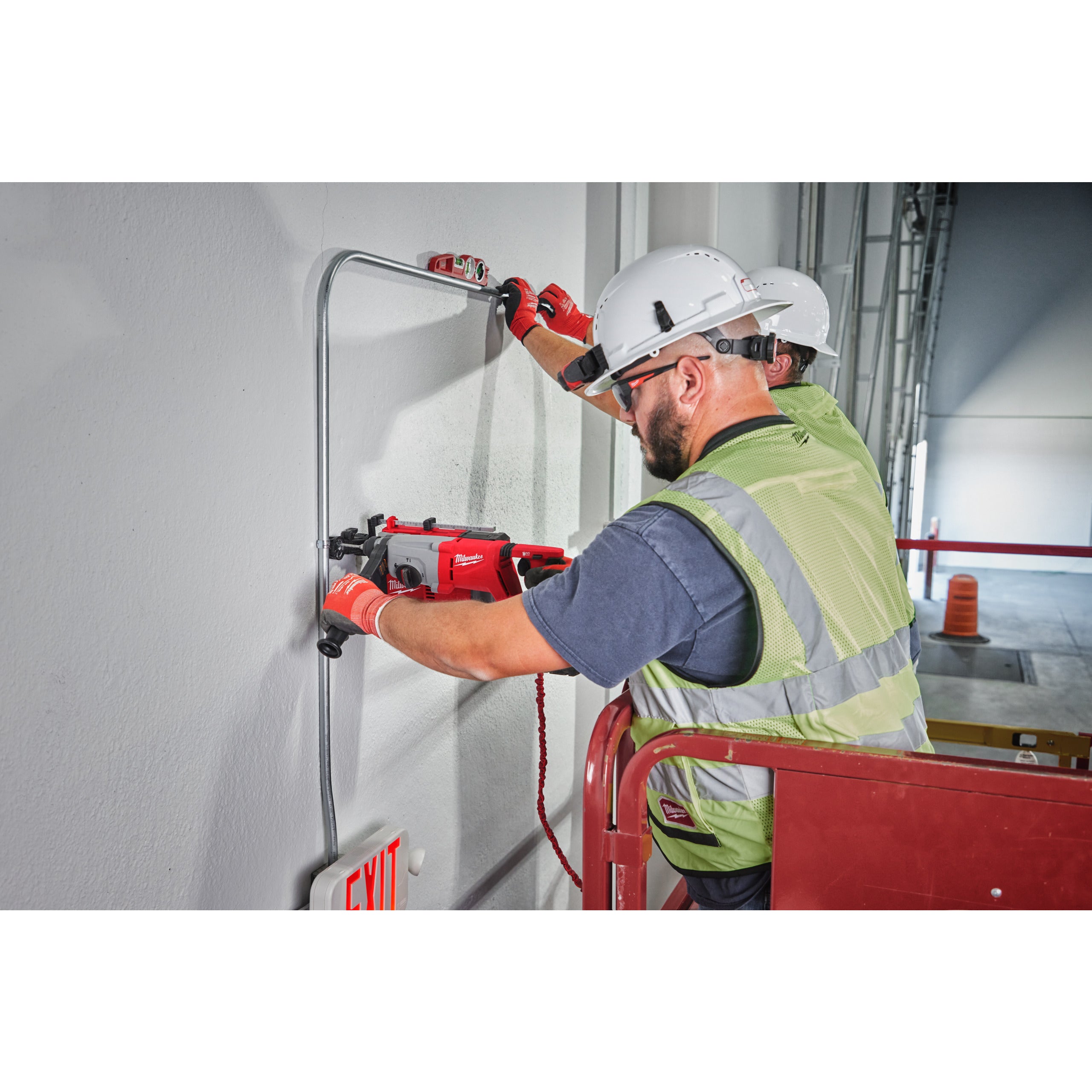 Ciocan rotopercutor fără perii 26 mm SDS-Plus Milwaukee M18 BLHACD26-0X cu mâner D, cod 4933492482
