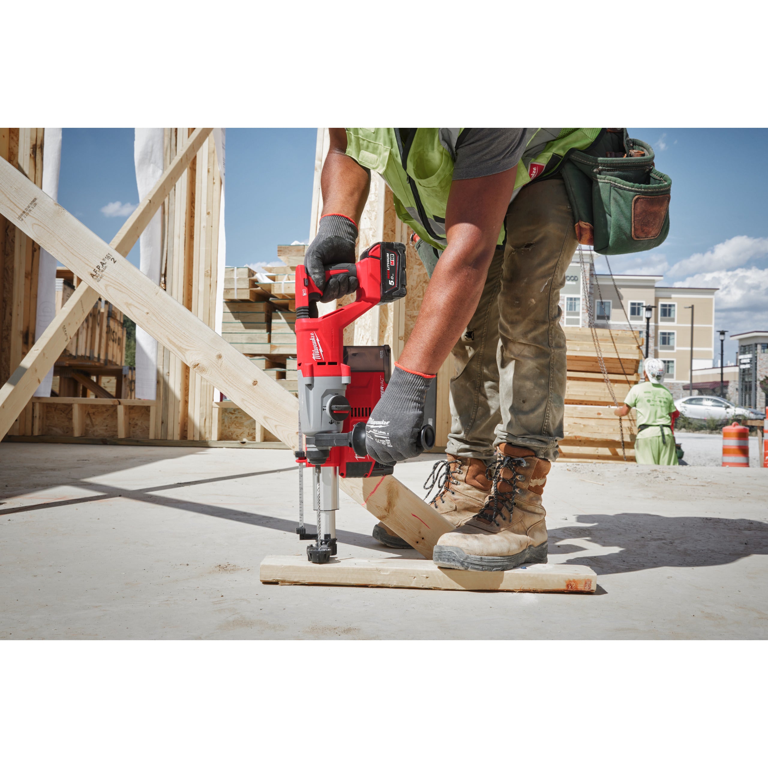 Ciocan rotopercutor fără perii 26 mm SDS-Plus Milwaukee M18 BLHACD26-0X cu mâner D, cod 4933492482