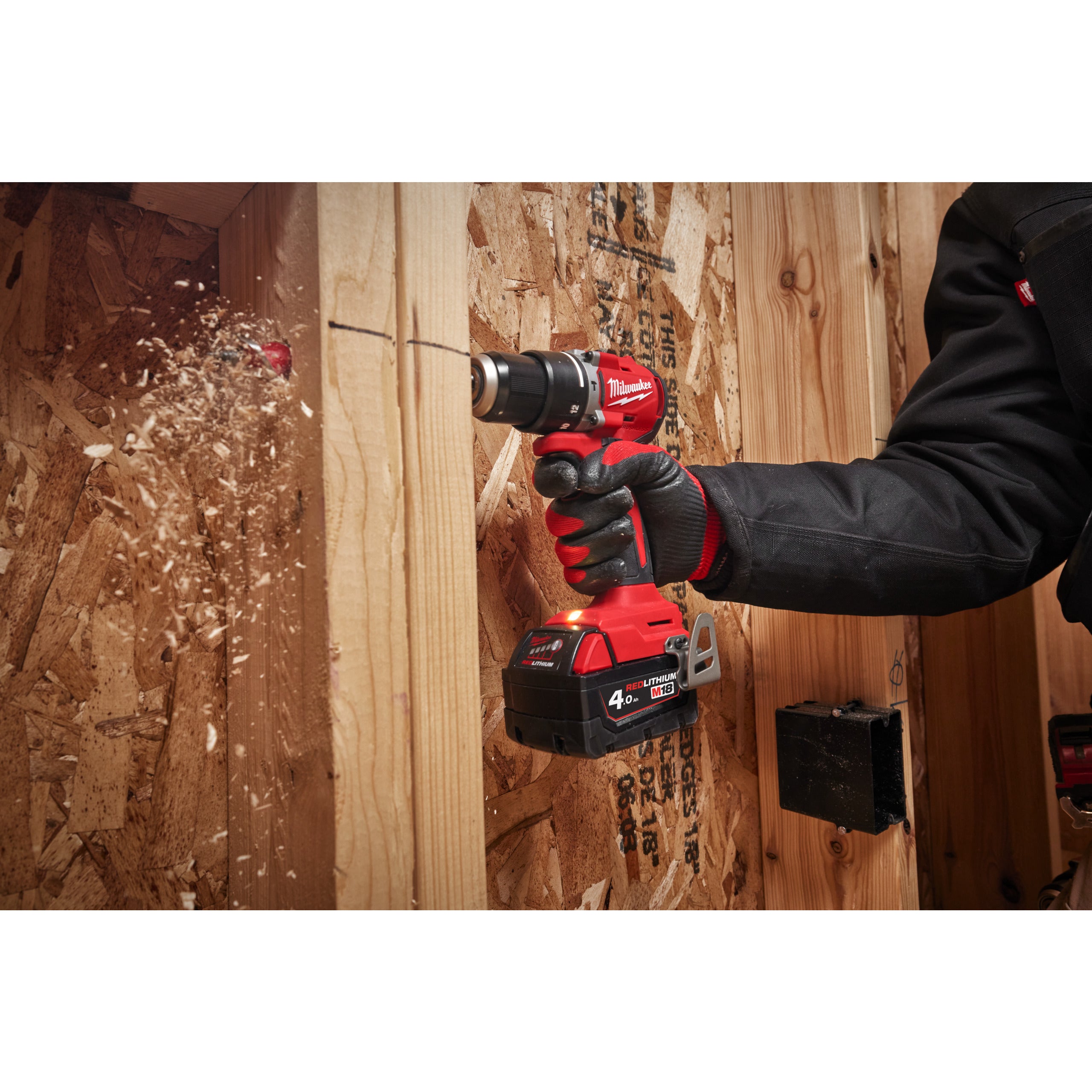 Mașină de găurit compactă, cu percuție și motor fără perii Milwaukee M18 BLPDRC-0, cod 4933492820