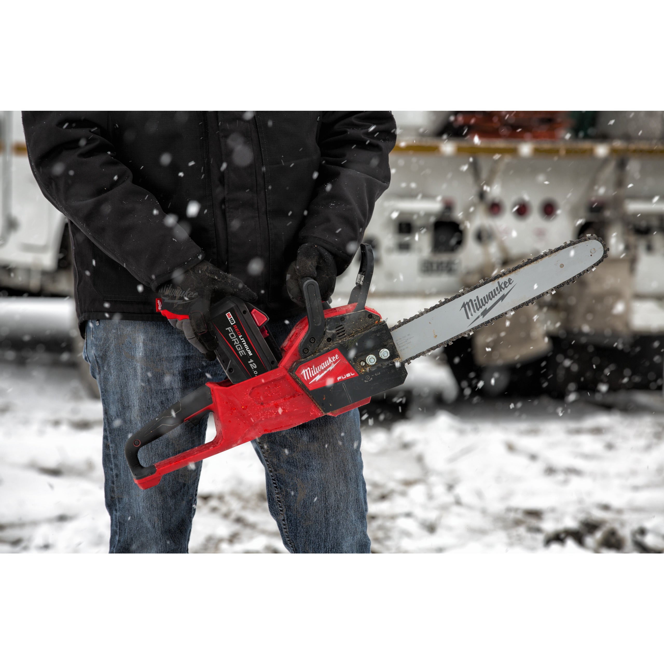Fierăstrău cu lanț 35 cm Milwaukee M18 FCHS35-122 FUEL™, cod 4933499223