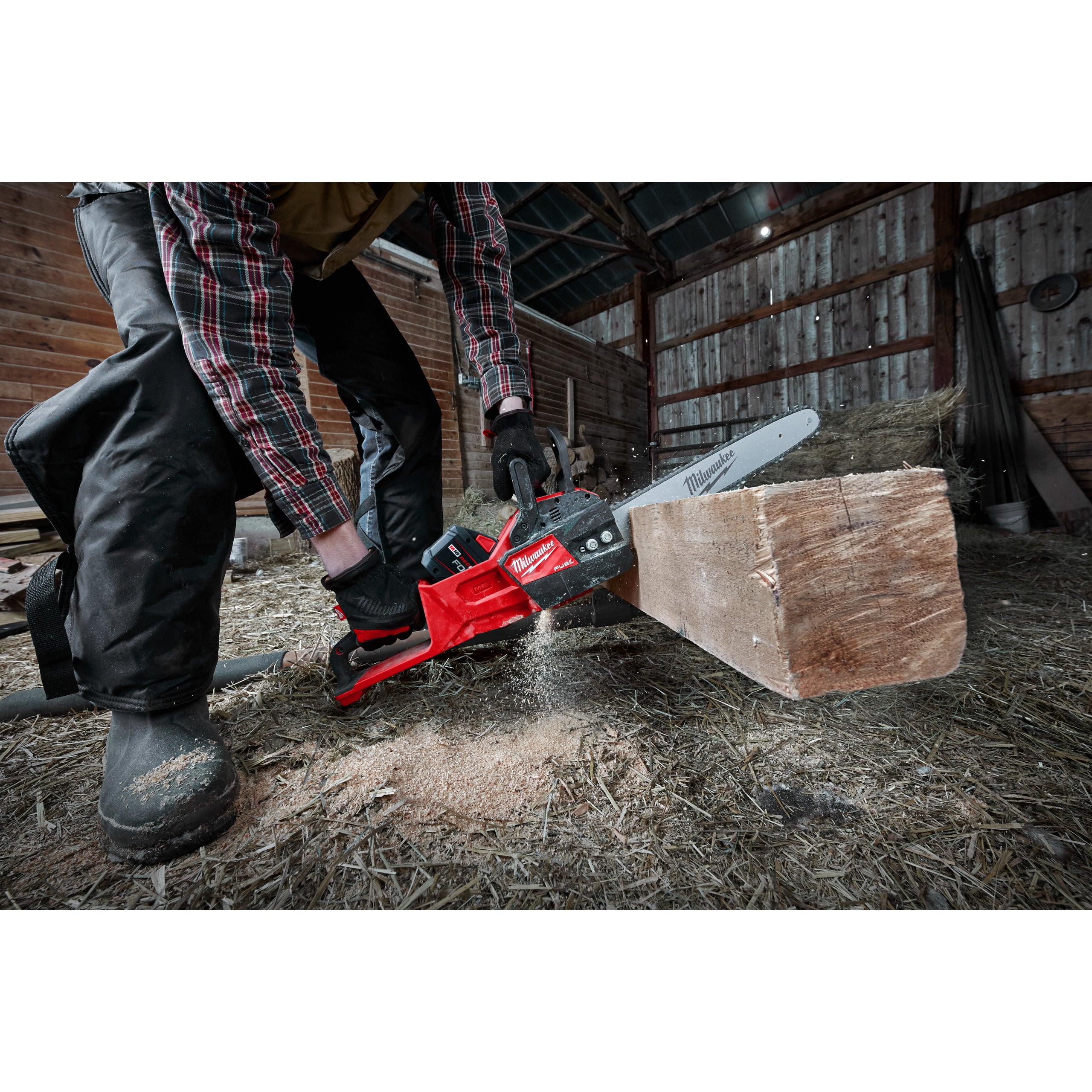 Fierăstrău cu lanț 35 cm Milwaukee M18 FCHS35-122 FUEL™, cod 4933499223
