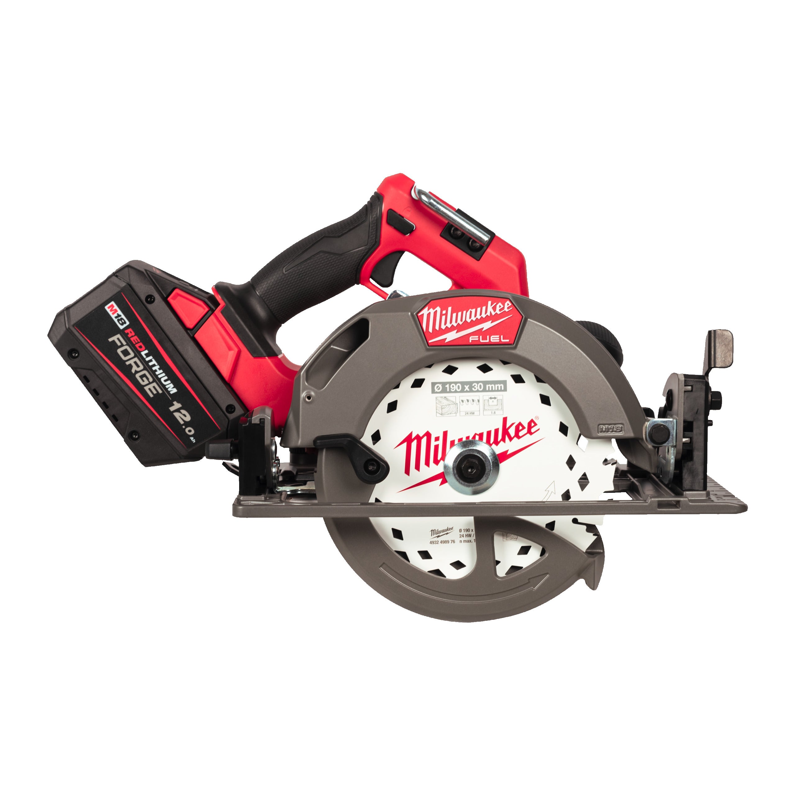 Fierăstrău circular Milwaukee M18 FCS66GR3-121C FUEL™ compatibil cu șina de ghidare, cod 4933493492