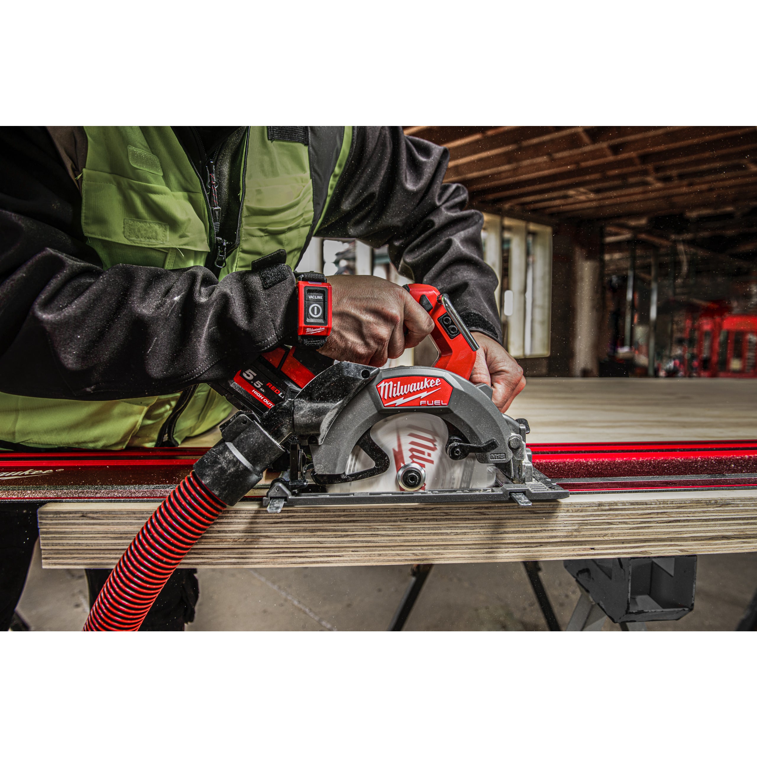 Fierăstrău circular Milwaukee M18 FCSDC165-0 FUEL™ 165 mm, cod 4933500002