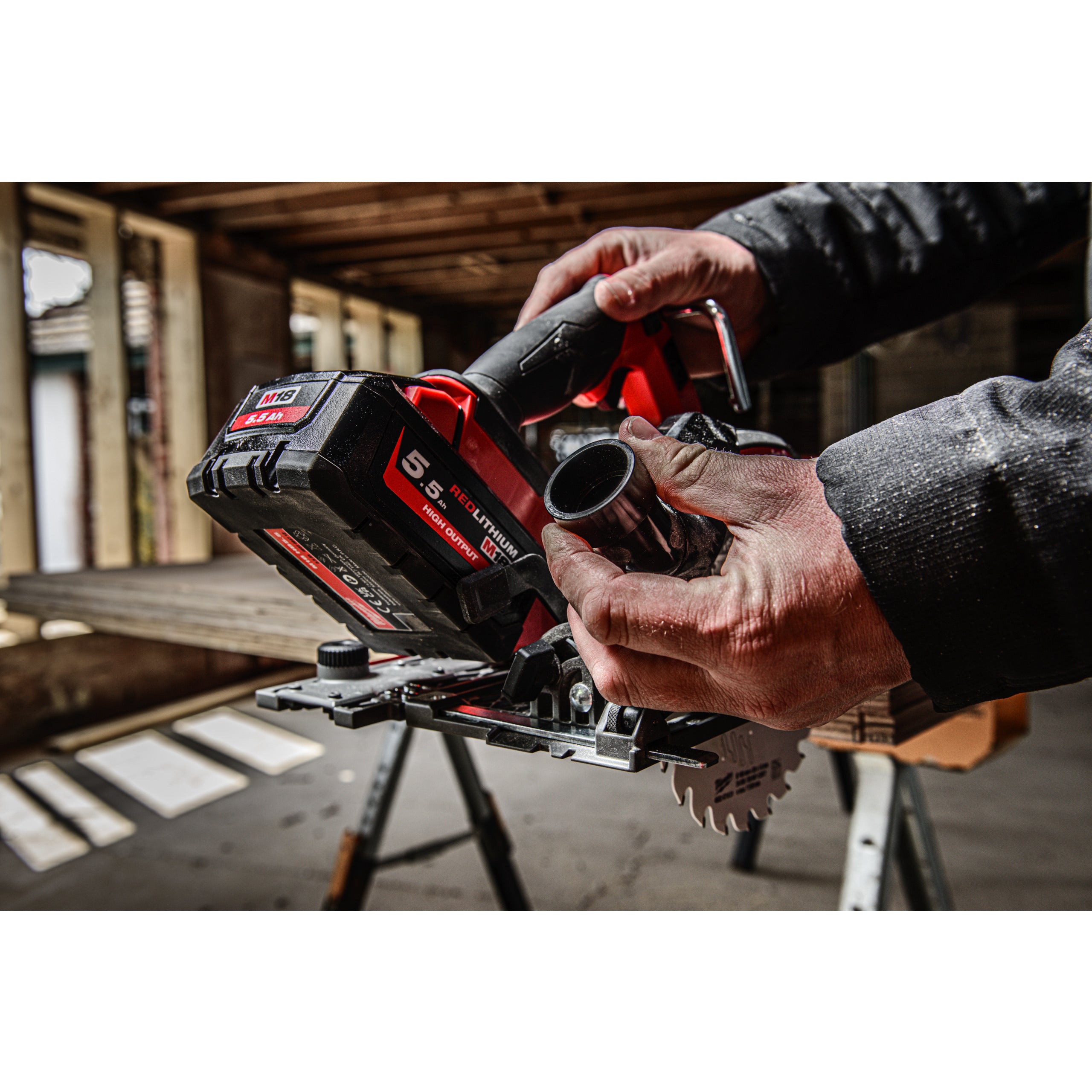 Fierăstrău circular Milwaukee M18 FCSDC165-0 FUEL™ 165 mm, cod 4933500002