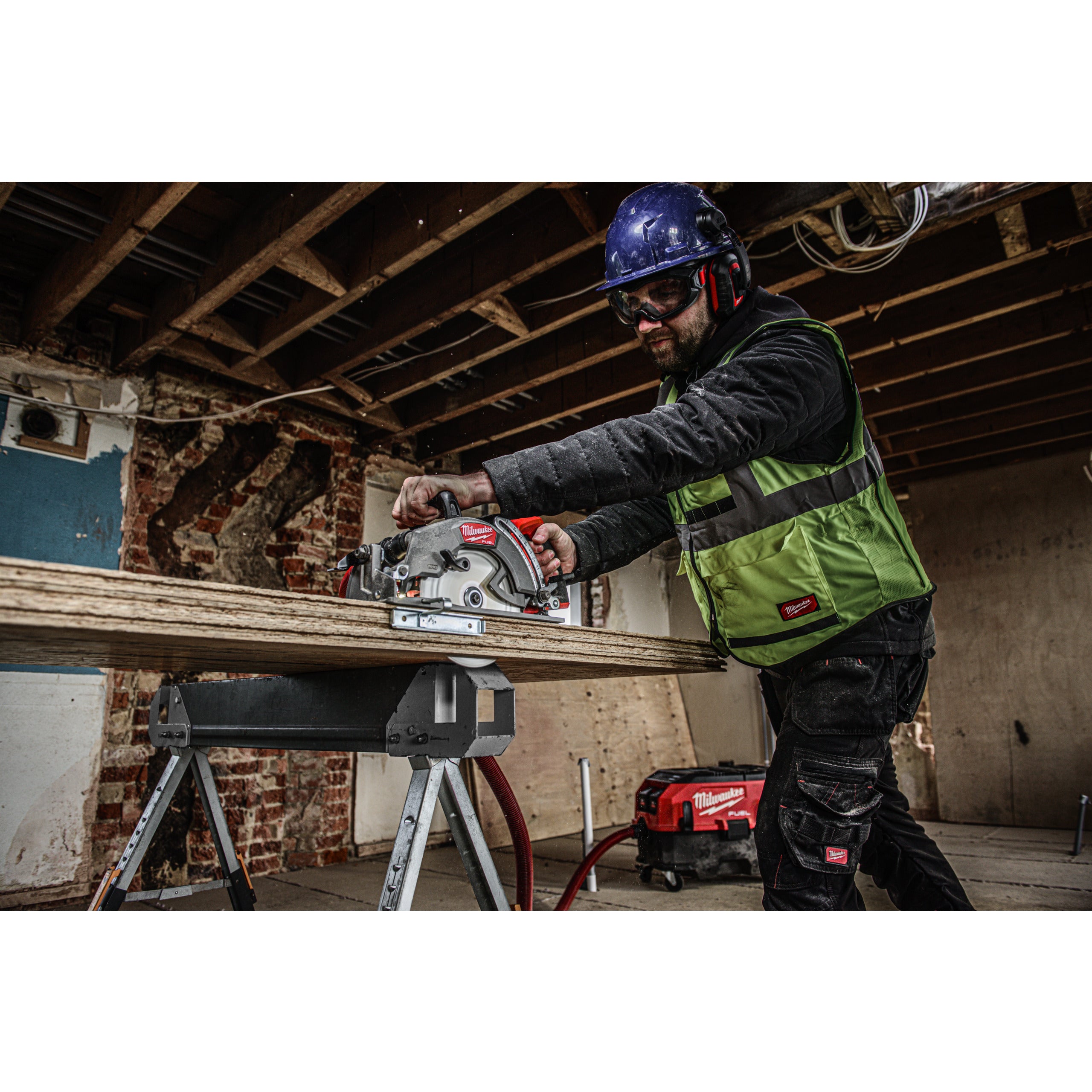 Fierăstrău circular mâner spate Milwaukee M18 FCSRHO190-0C FUEL™ 190 mm cu ONE-KEY™, cod 4933500787
