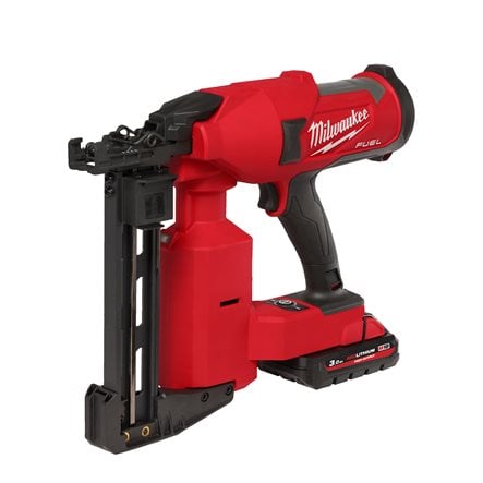 Pistol de capse Milwaukee M18FFUS-302C, pentru gard, 2 x acumulatori M18 HB3, 1 x încărcător M12-18 FC, 1 x cutie plastic, cod 4933479832