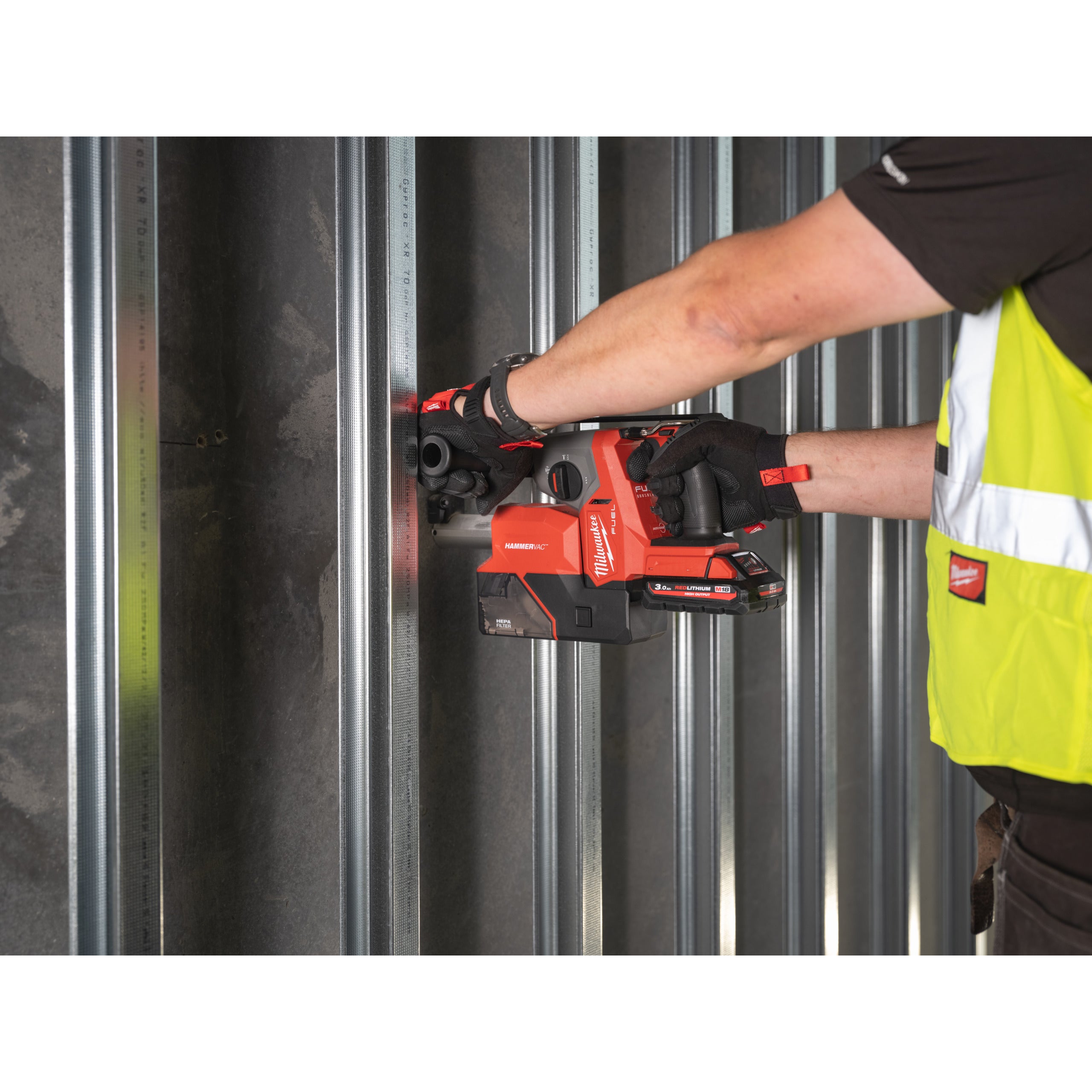 Ciocan rotopercutor 16 mm SDS-Plus Milwaukee M18 FHAC16-0 FUEL™ 4 moduri, cod 4933498582