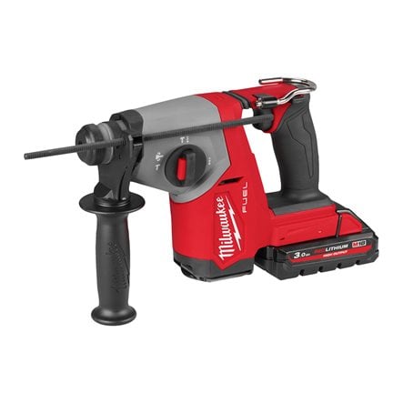 Ciocan rotopercutor Milwaukee SDS-Plus FUEL™ M18 FHAC16-302X compact 16 mm, 2 x acumulator M18 HB3, 1 x încărcător M12-18 FC, 1 x cutie HD, cod 4933498584