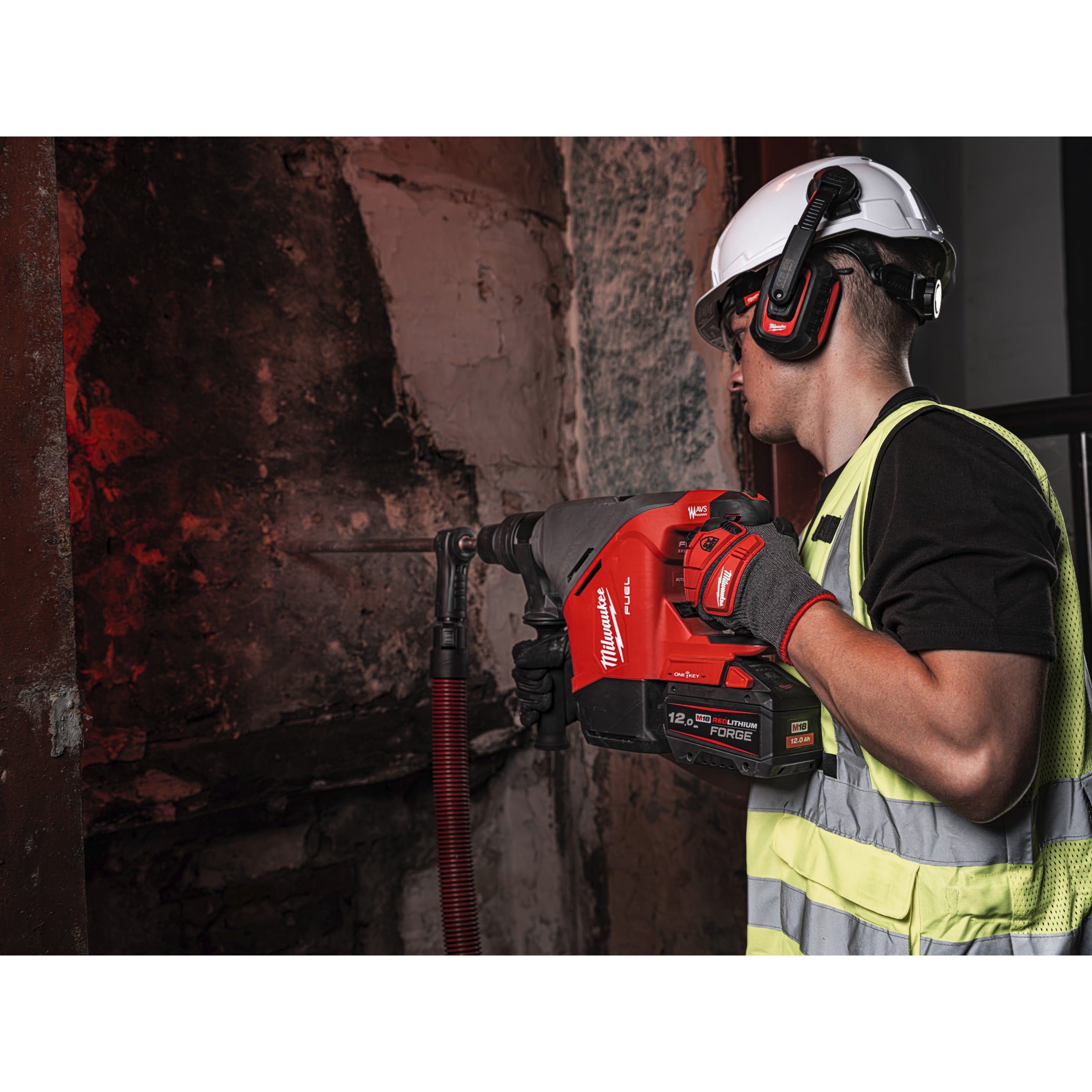 Rotopercutor SDS Max Ciocan rotopercutor SDS-Max Milwaukee M18 FHACO540-0C FUEL™ 40 mm ONE-KEY™, cod 4933493137