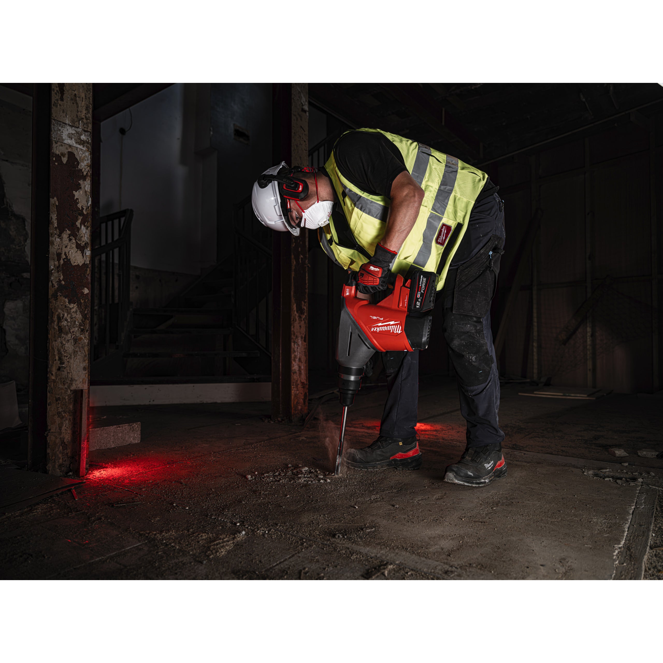 Rotopercutor SDS Max Ciocan rotopercutor SDS-Max Milwaukee M18 FHACO745-0C FUEL™ 45 mm ONE-KEY™, cod 4933493445