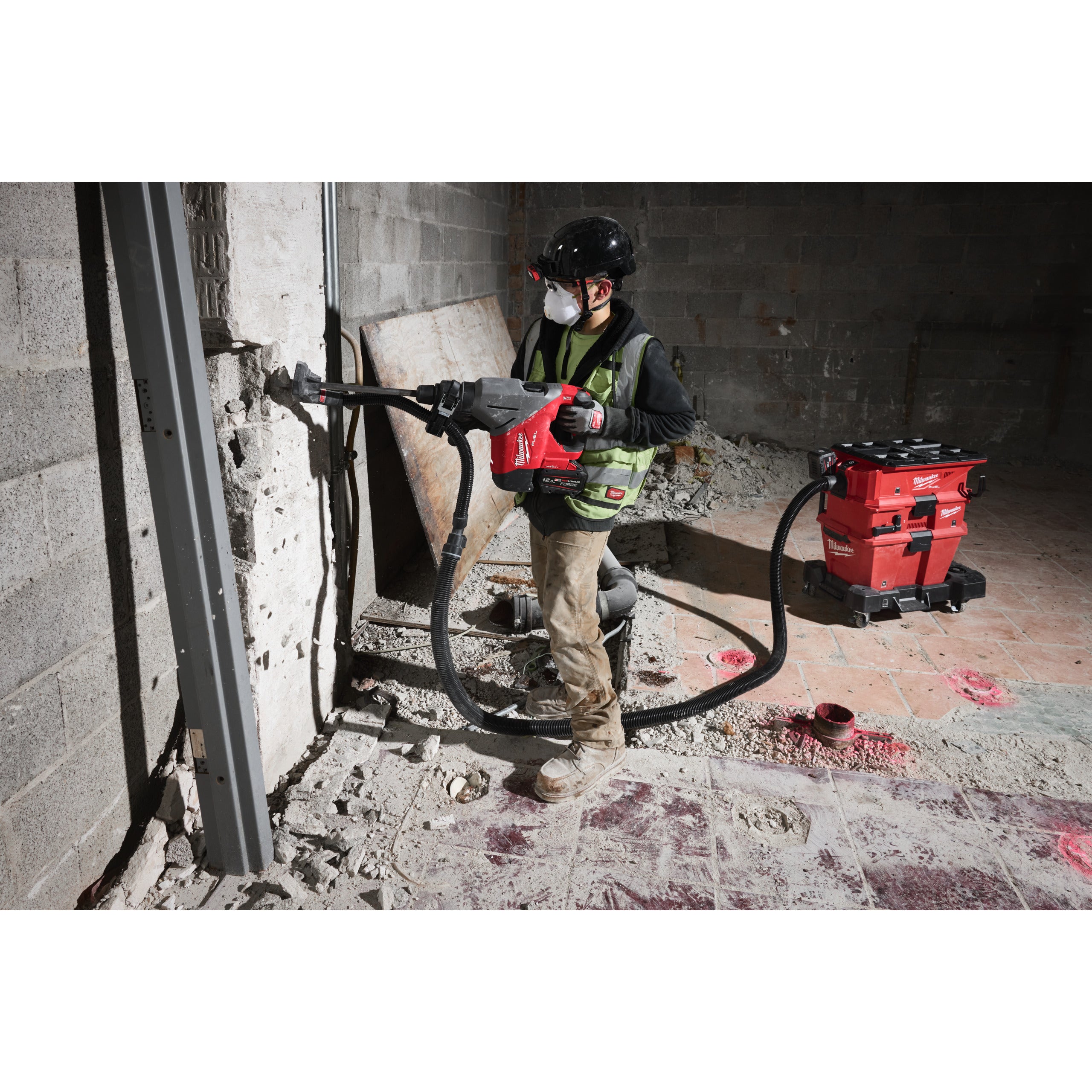 Rotopercutor SDS Max Ciocan rotopercutor SDS-Max Milwaukee M18 FHACO745-122C FUEL™ 45 mm ONE-KEY™, cod 4933493446