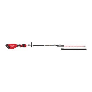 Trimmer pentru gard viu cu tijă extensibilă 216 CM FUEL Milwaukee M18 FHETE22-802, 2 x acumulatori FORGE M18 FB8, 1 x încărcător M12-18FC, cod 4933498516