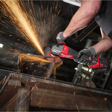 Polizor unghiular de înaltă performanță, Milwaukee M18 FHSAGO180VXPDB2-0X, 180 mm cu frânare, viteză variabilă și ONE-KEY™ M18 FUEL™, cod 4933498942