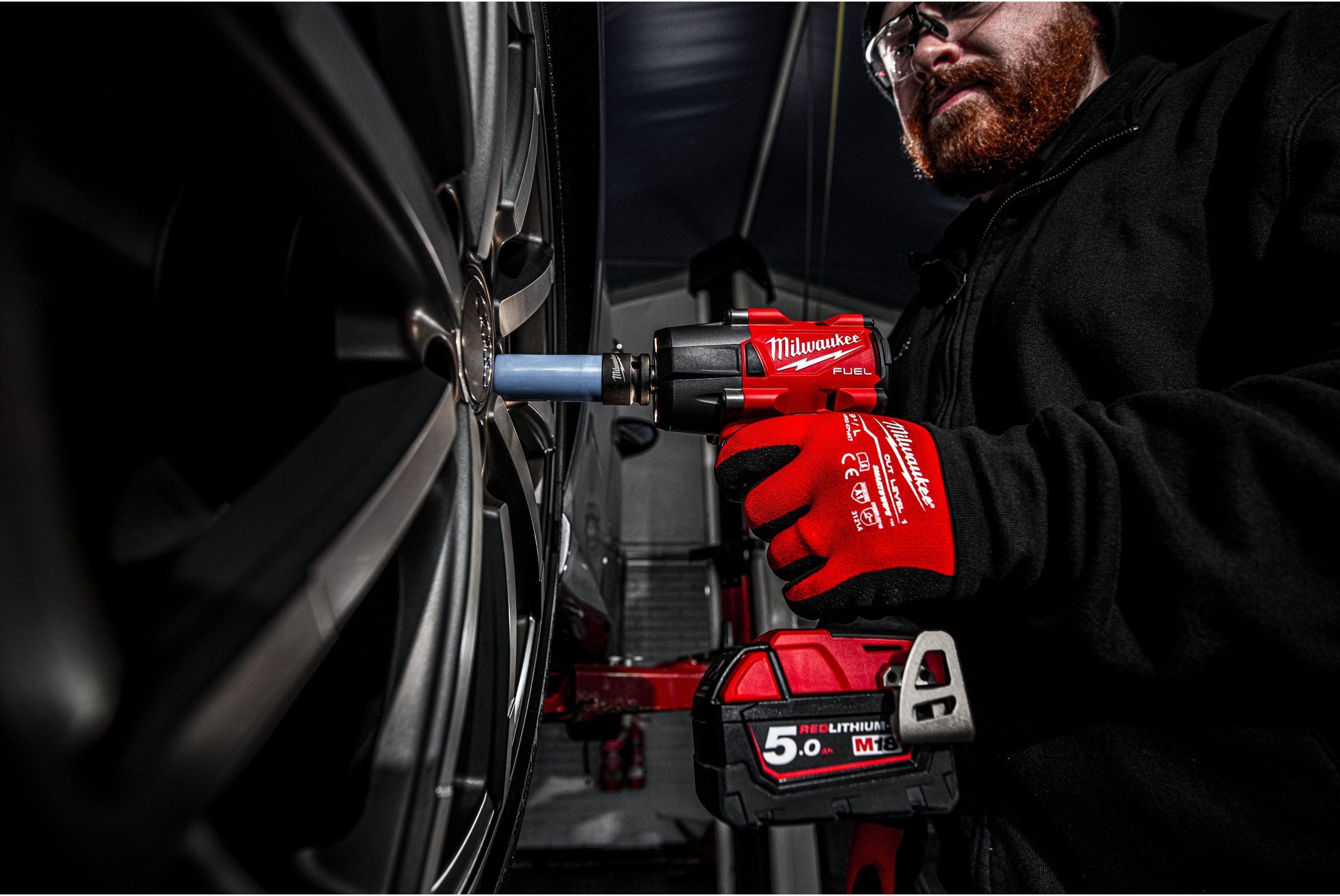 Cheie de Impact M18FMTIW2F12-0, M18 FUEL™ cuplu mediu și inel de fixare