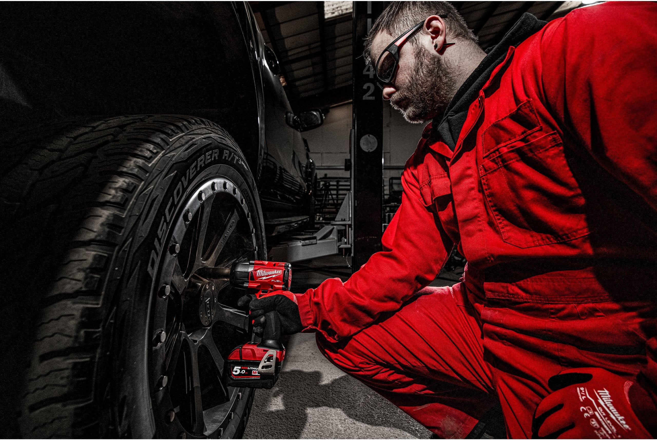 Cheie de Impact M18FMTIW2F12-0, M18 FUEL™ cuplu mediu și inel de fixare