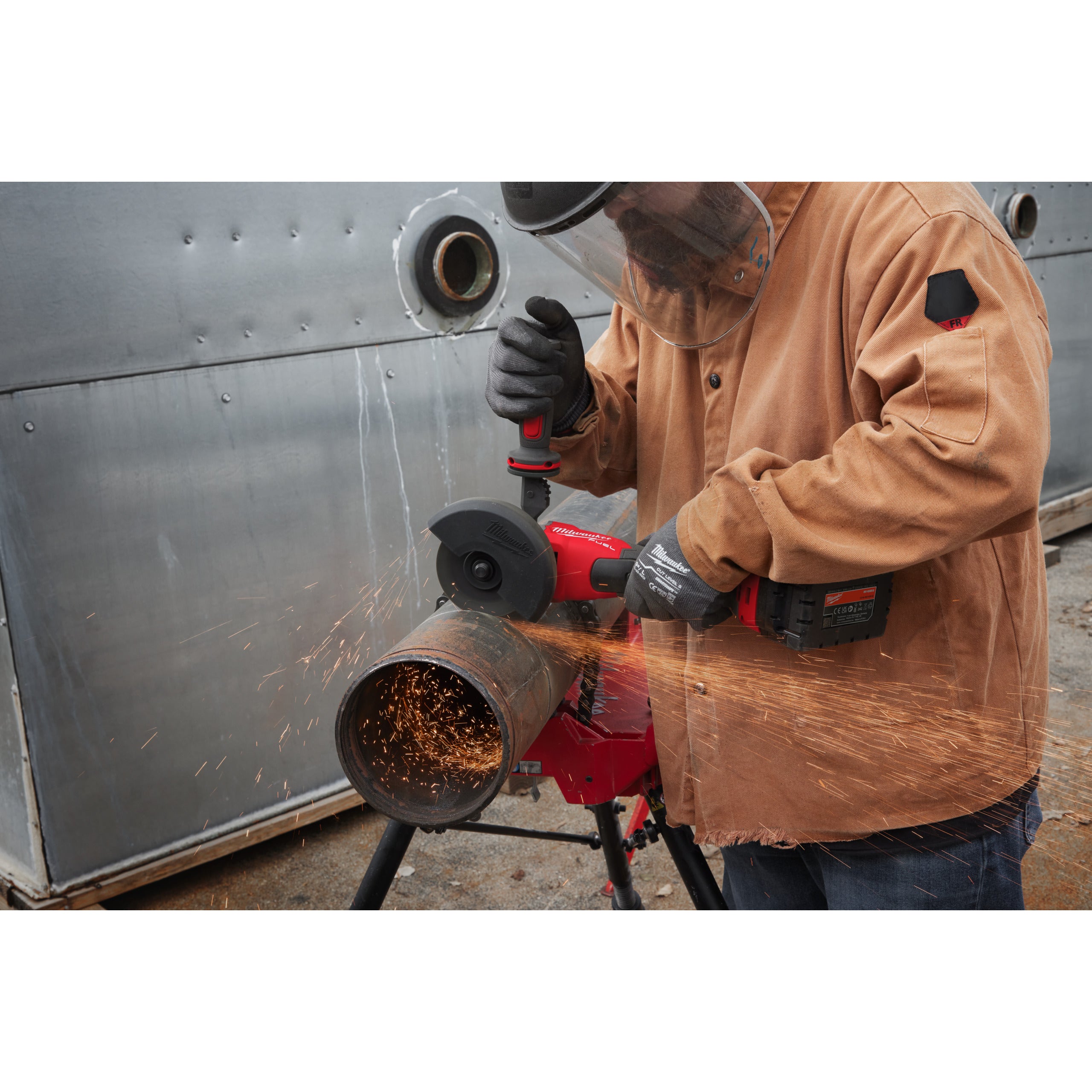 Polizor unghiular 125 mm cu viteză variabilă Milwaukee M18 FSAGSVO125X-0X FUEL™ONE-KEY™, cod 4933493552