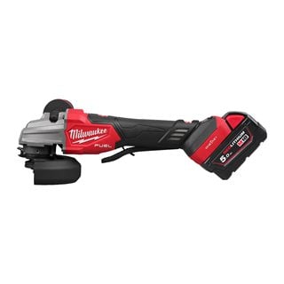 Polizor unghiular M18 FSAGSVO125X-502X 125 mm cu viteză variabilă, M18 FUEL™ ONE-KEY™ Milwaukee, 2 x M18B5 acumulator, 1 x M12-M18 FC încărcător, în cutie HD, cod 4933493553 + CADOU: 10 x disc pentru metal 4932451487 - BIG STORE (Dynamic Tools SRL)