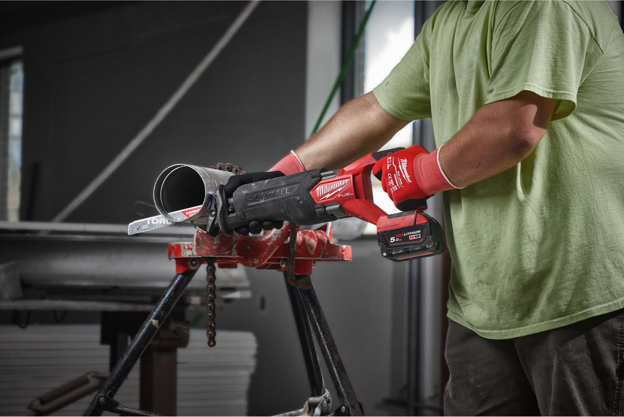 Fierăstrău sabie M18 FUEL™ SAWZALL™ Milwaukee M18 FSZ-0, fără acumulator, fără încărcător, cod 4933498063