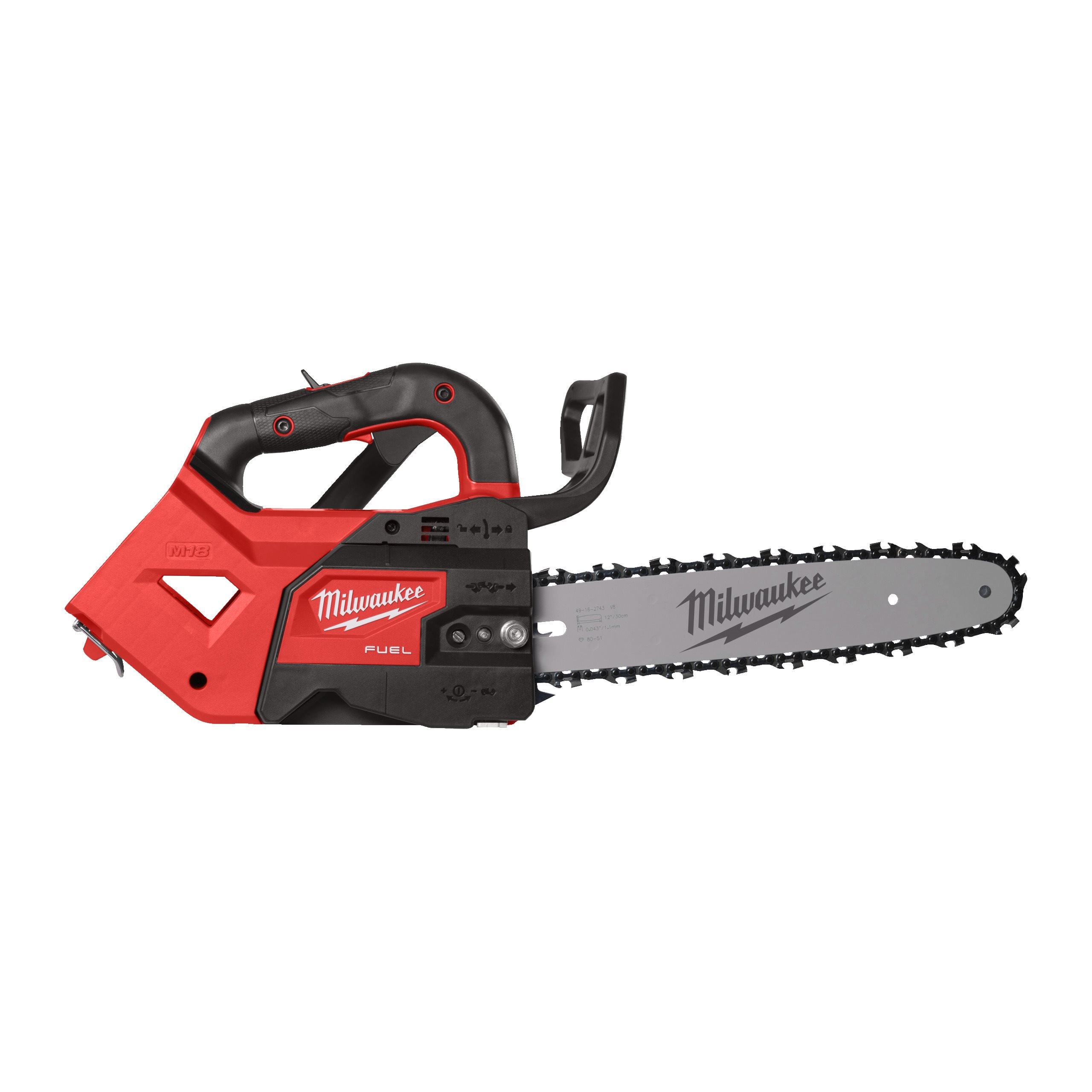 Fierăstrău cu lanț Milwaukee M18 FTHCHS30 FUEL™ TOP HANDLE, șină 30 cm, pas lanț ,325"