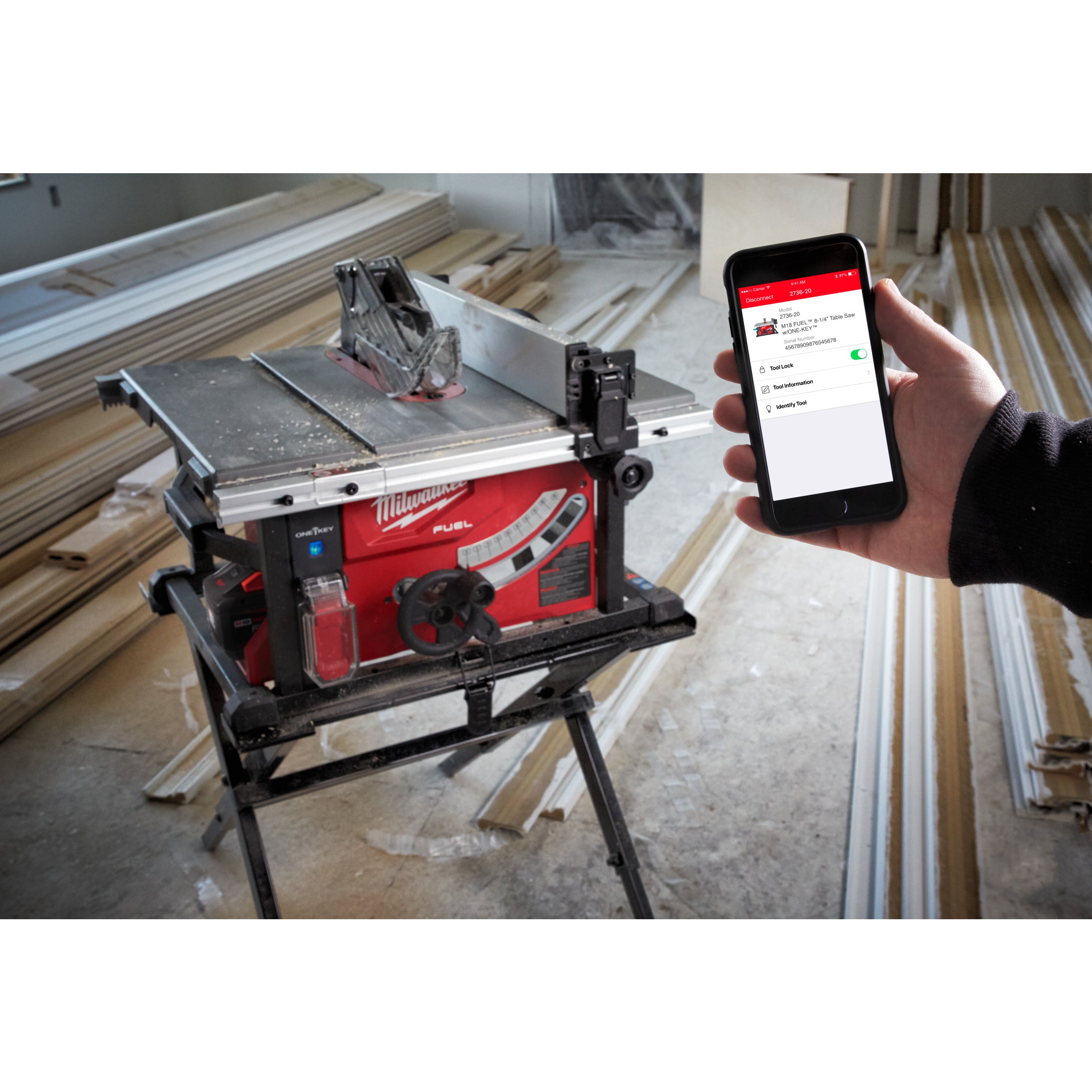 Fierăstrău cu masă Milwaukee M18 FTS210-121B FUEL™ ONE-KEY™, cod 4933499179